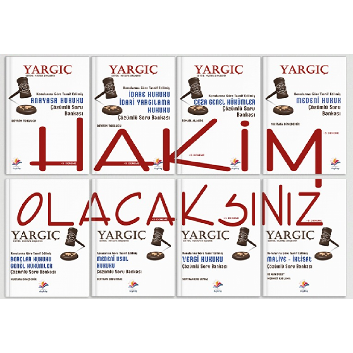 İdari Hakimlik Yargıç Soru Bankası Seti Çözümlü + 5 Deneme