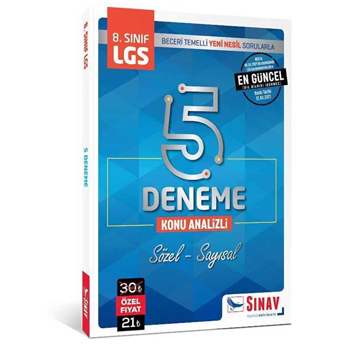 8.Sınıf LGS Konu Analizli 5 Deneme Sınav Yayınları
