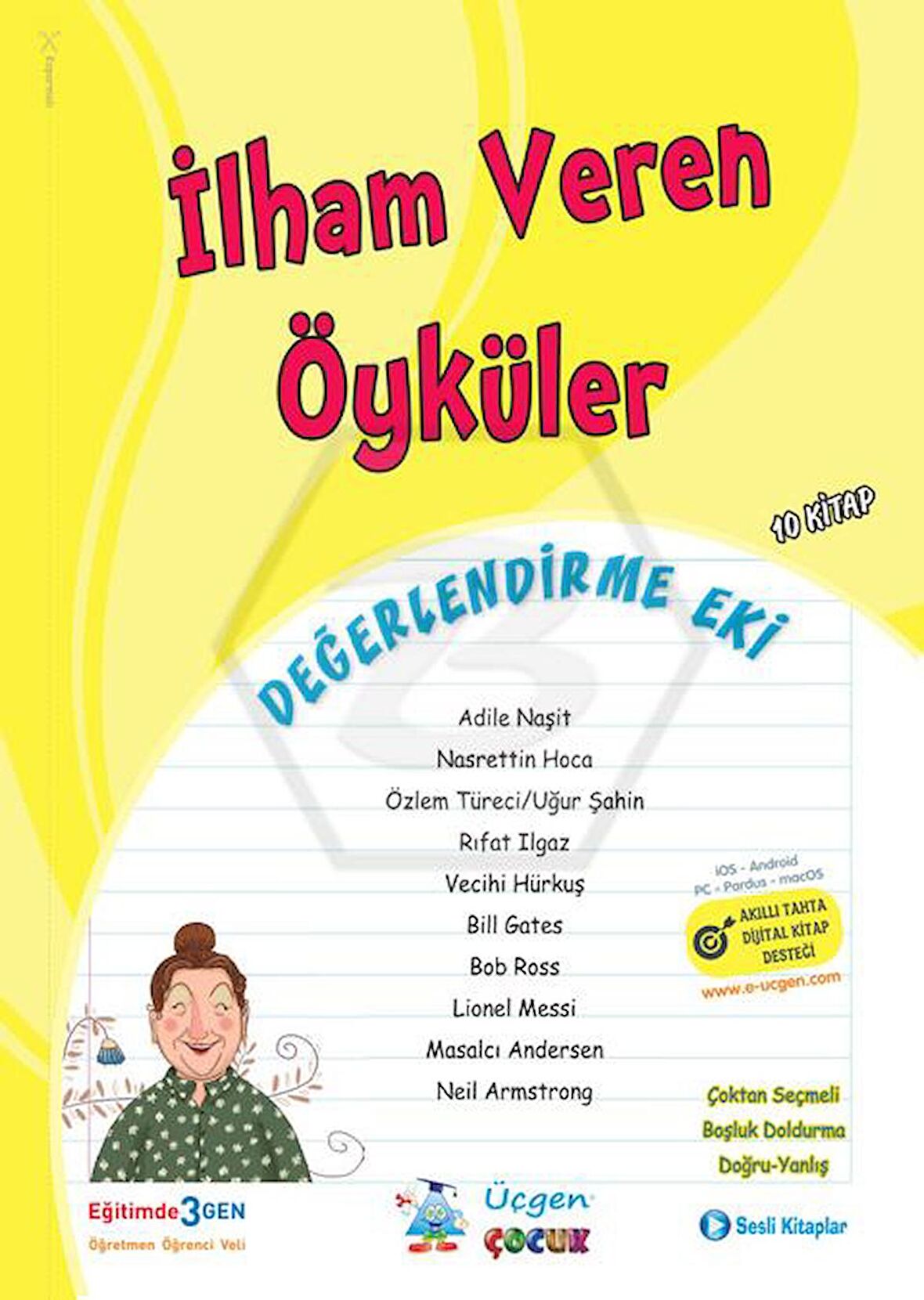 İlham Veren Öyküler (10 Kitap) - Rüya Gündüzhev - Üçgen Çocuk Yayınları