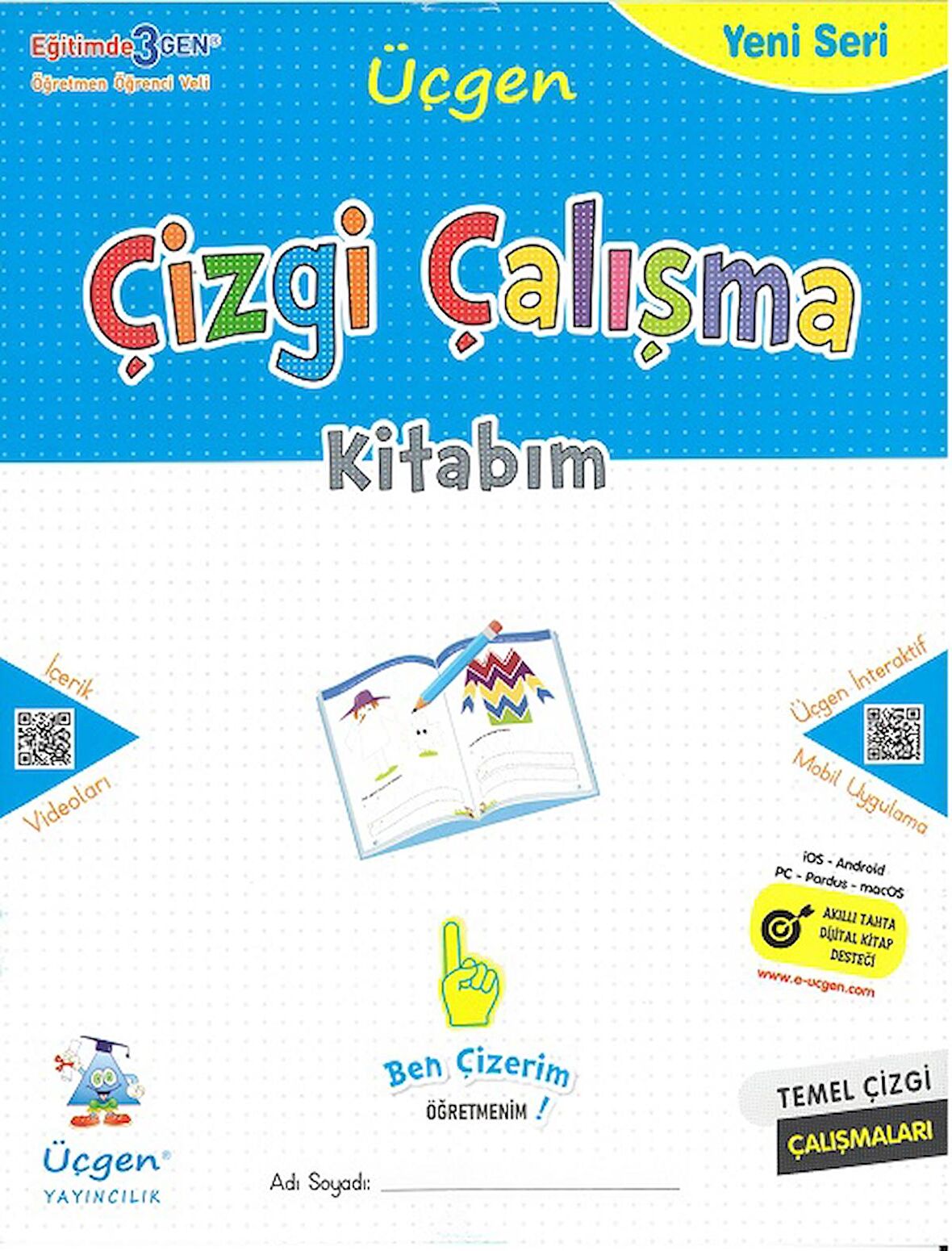 1.Sınıf Çizgi Çalışma Kitabım (1.Dönem Konularını Kapsar)