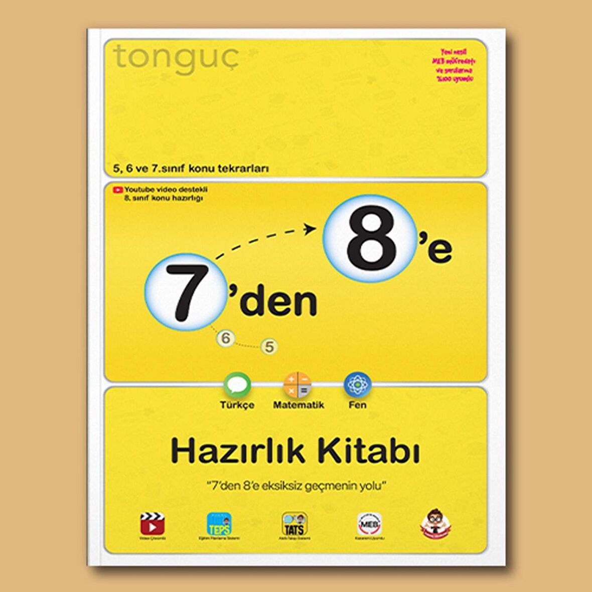 7’den 8’e Hazırlık Kitabı Tonguç Akademi
