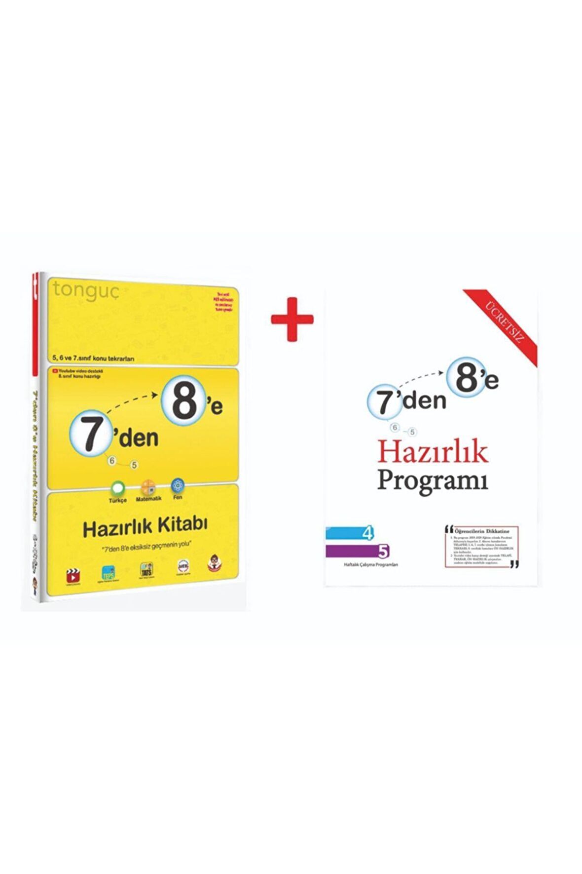 Tonguç 7'den 8'e Hazırlık Kitabı Ve 7'den 8'e Hazırlık Programı
