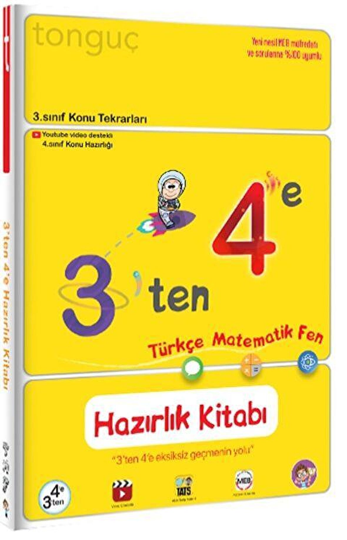 3’ten 4’e Hazırlık Kitabı Tonguç Akademi