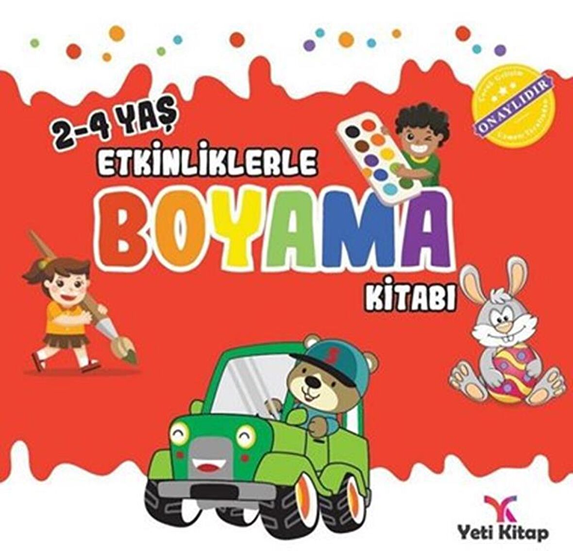 2 - 4 yaş Etkinliklerle Boyama Kitabı 1