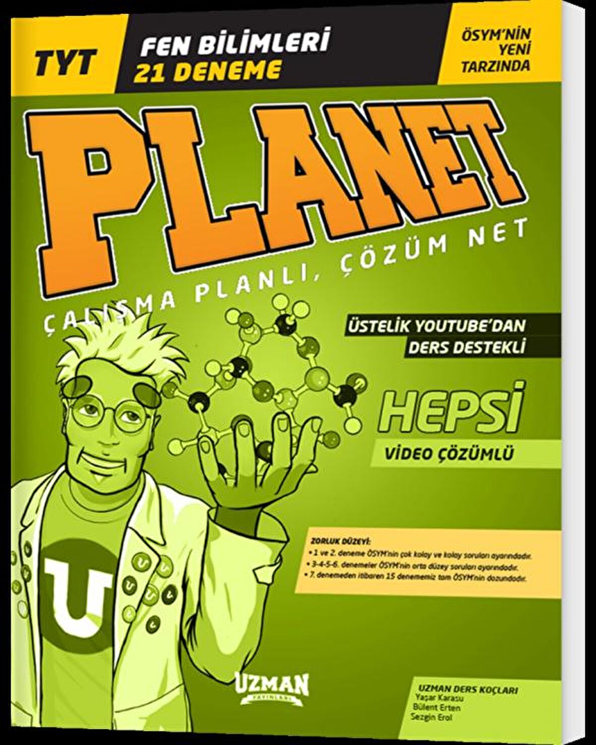 Uzman Yayınları Tyt Fen Planet Bilimleri 21'li Deneme (Ösym Dozunda)