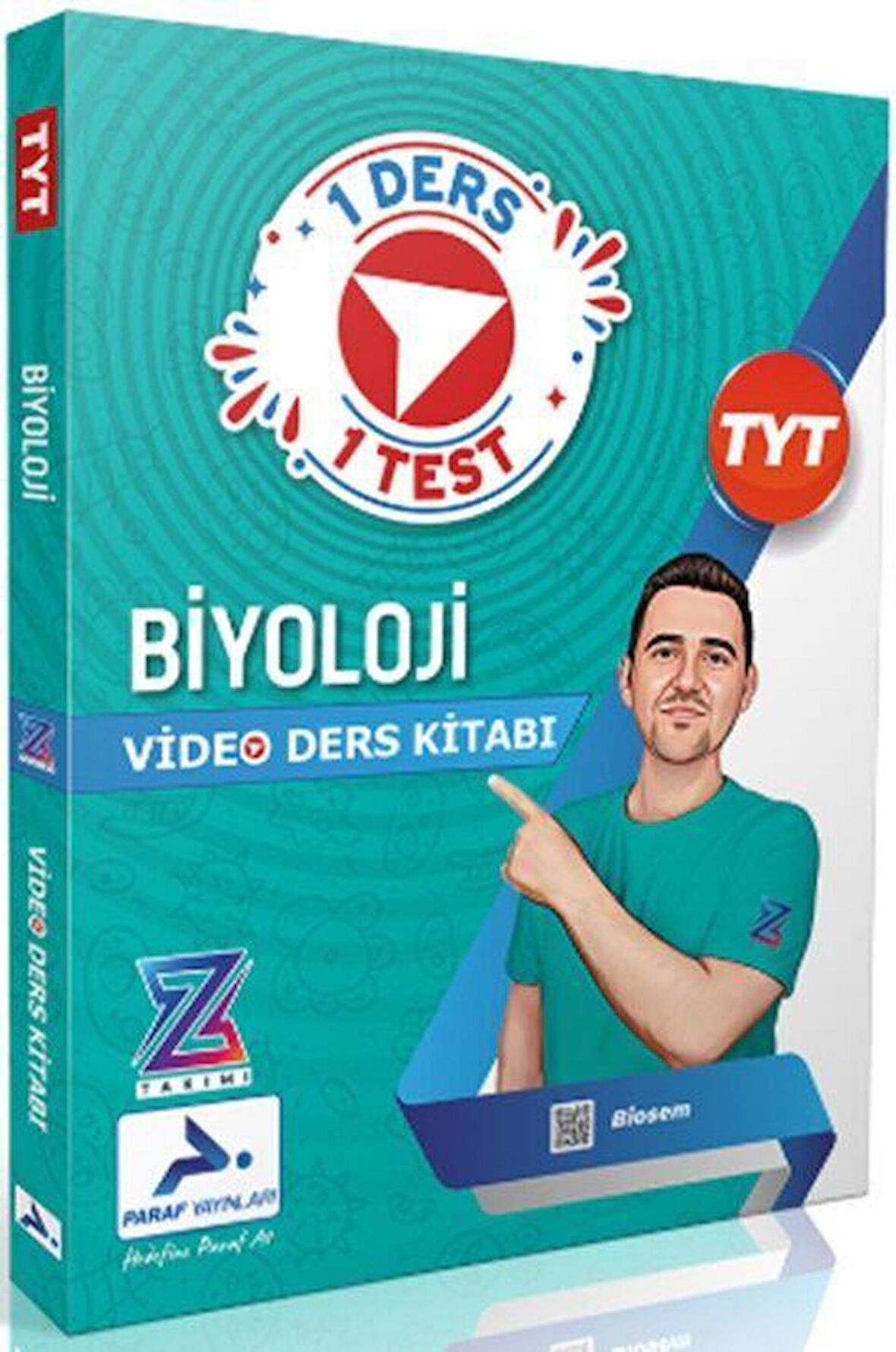 Biosem Paraf Z Takımı TYT Biyoloji Video Ders Anlatım Kitabı