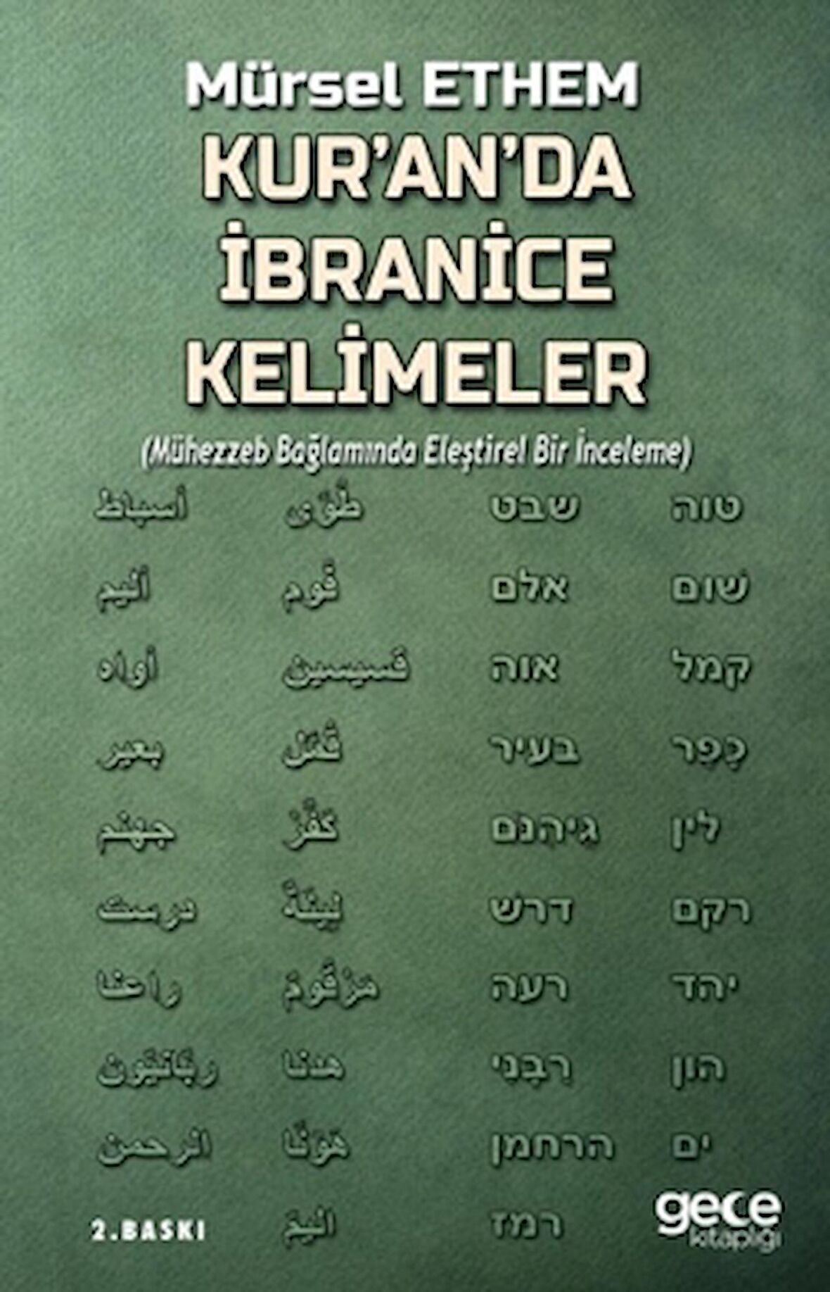 Kur’an’da İbranice Kelimeler