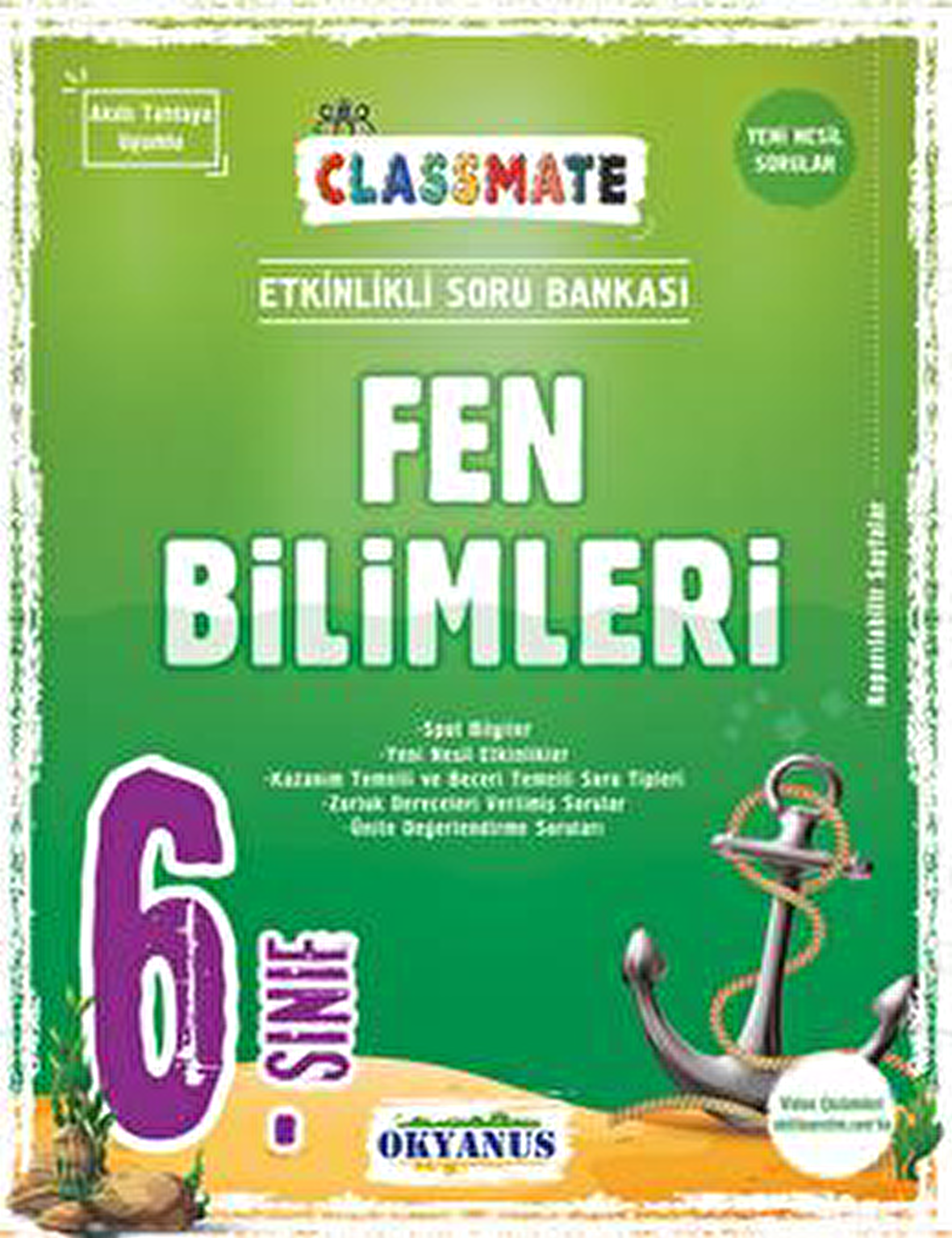 6. Sınıf Classmate Fen Bilimleri Soru Bankası