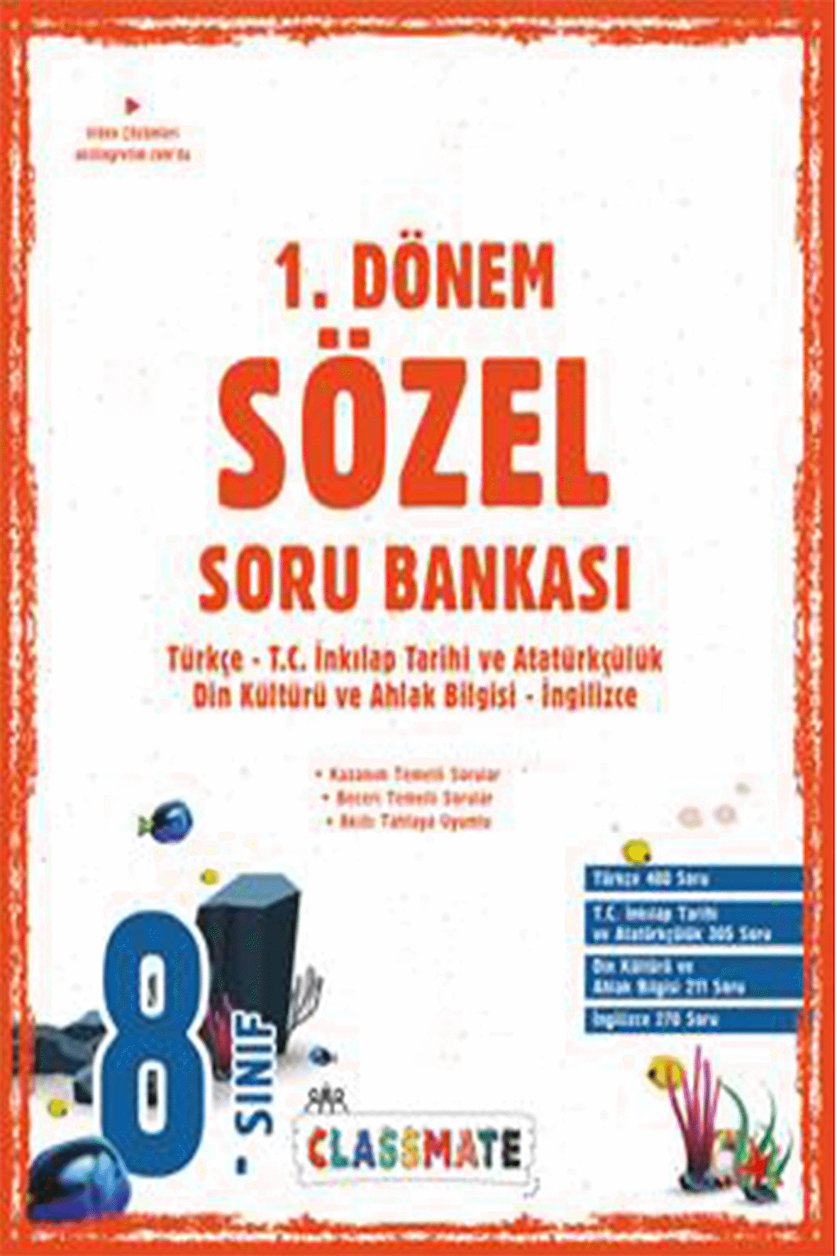 8. Sınıf Classmate 1. Dönem Sözel Soru Bankası