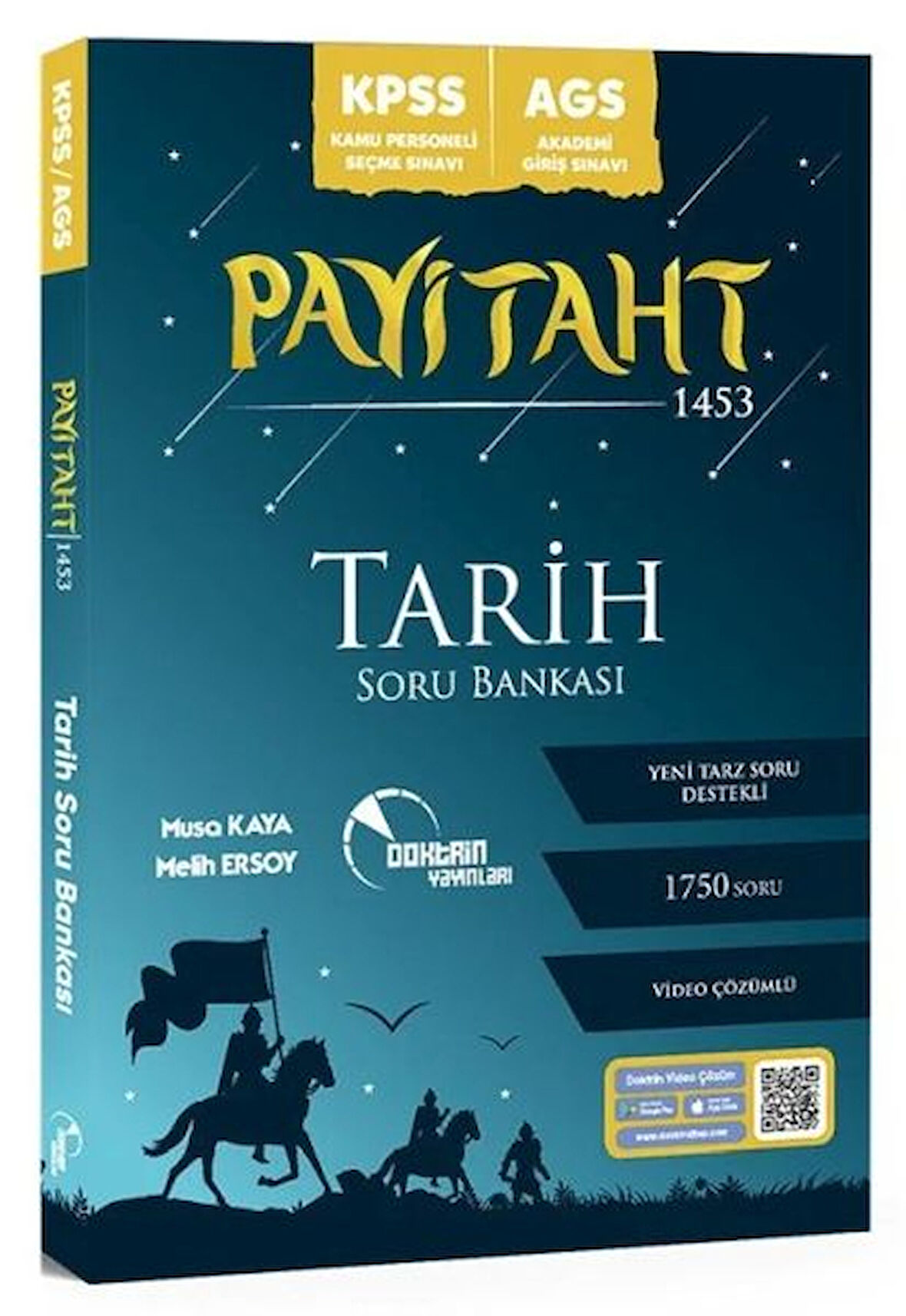 Kitap: Doktrin KPSS MEB-AGS Tarih PAYİTAHT 1453 Soru Bankası Çözümlü
