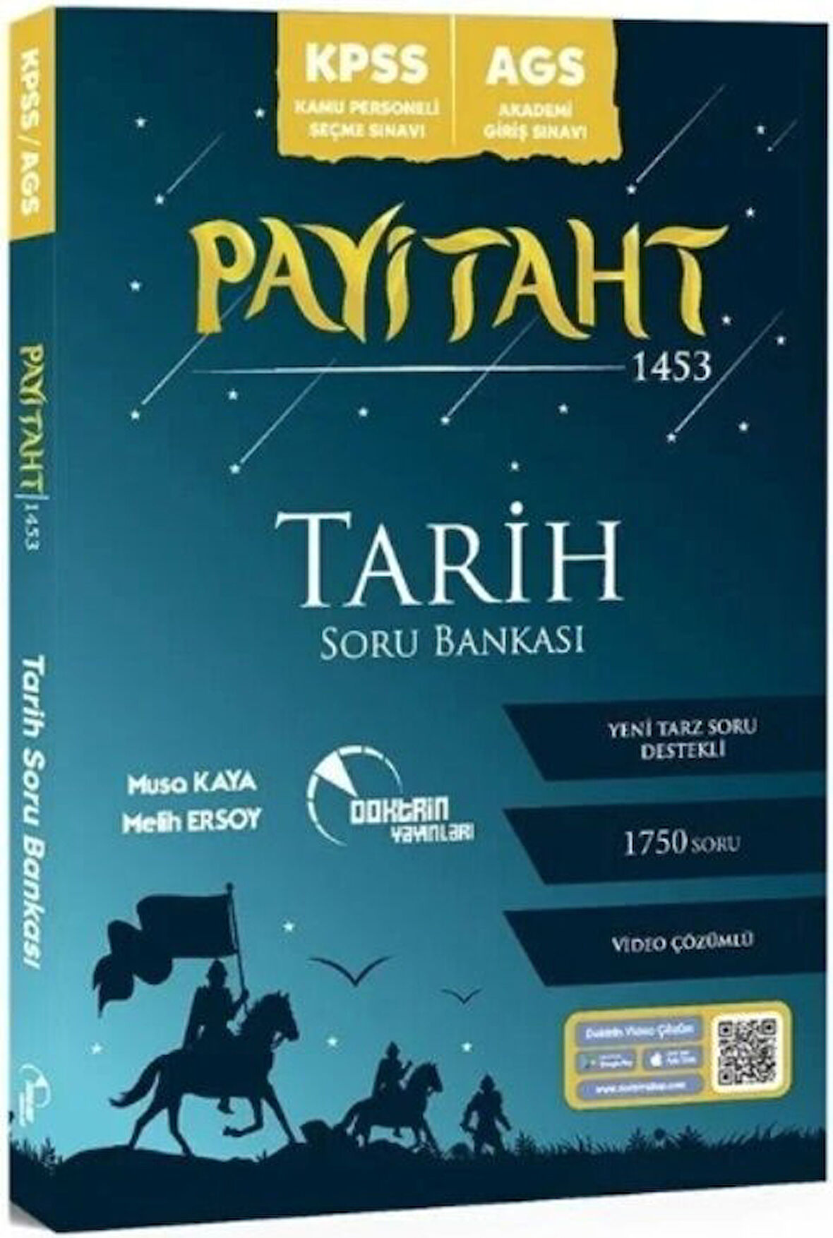 KPSS MEB AGS Tarih PAYİTAHT 1453 Soru Bankası Çözümlü Doktrin Yayınları