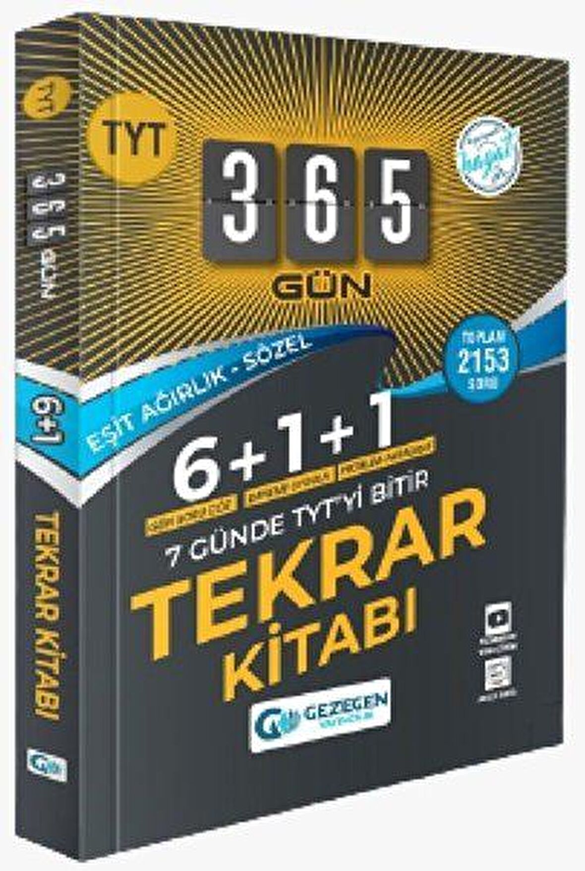 TYT Eşit Ağırlık Sözel 365 Tekrar Kitabı