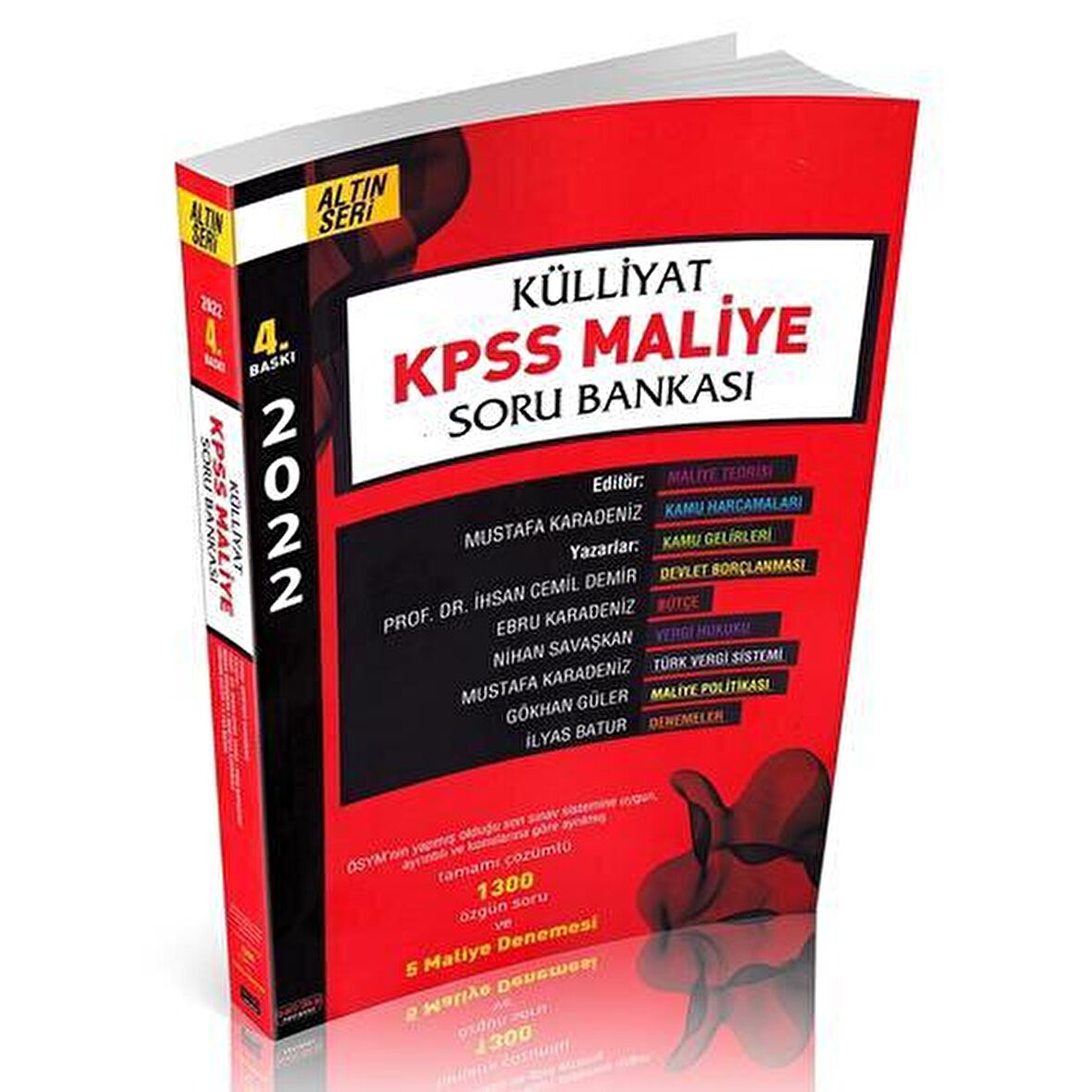 Külliyat KPSS Maliye Soru Bankası Savaş Yayınları 2022