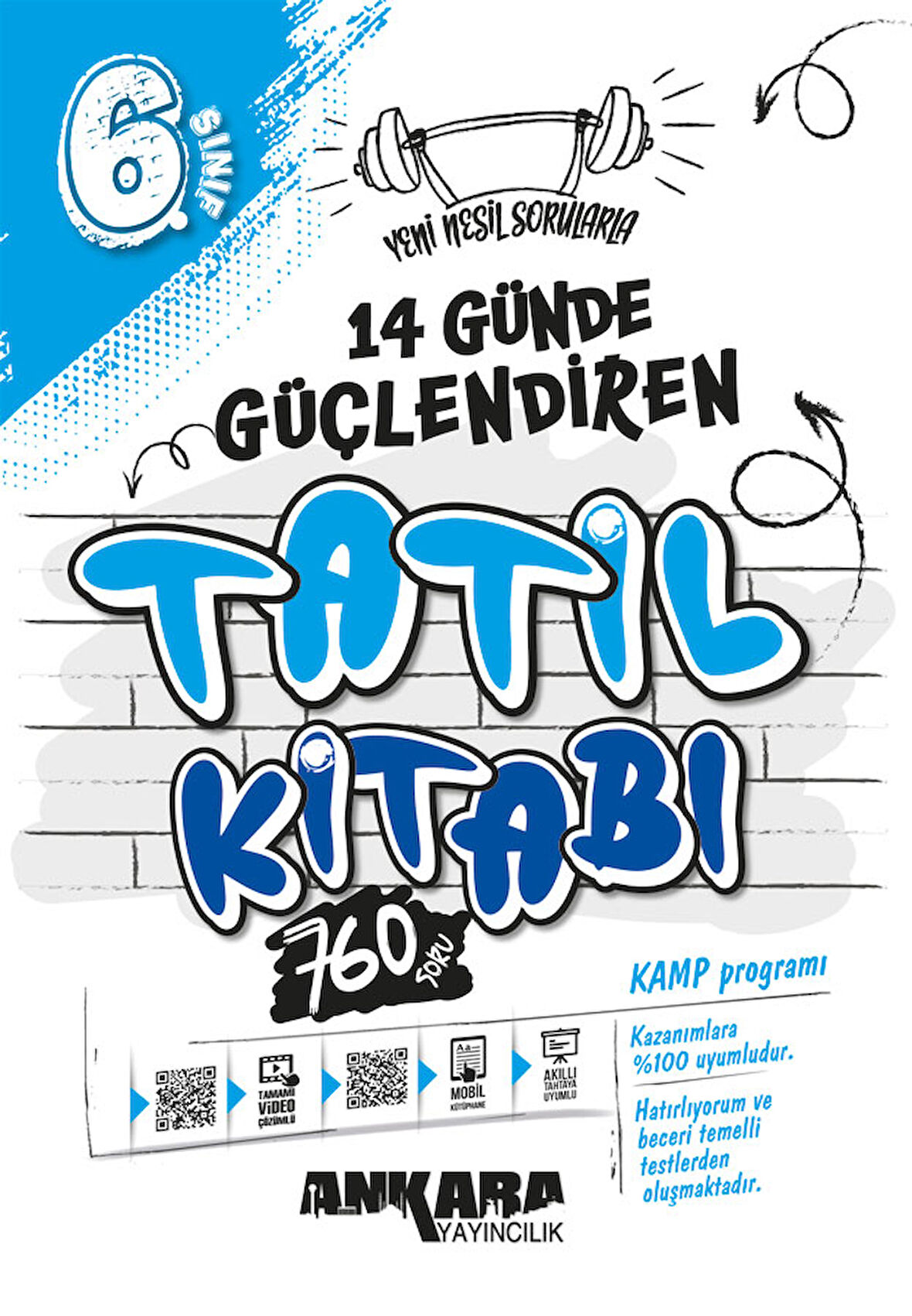 Ankara Yayıncılık 6. Sınıf 14 Günde Güçlendiren Tatil Kitabı