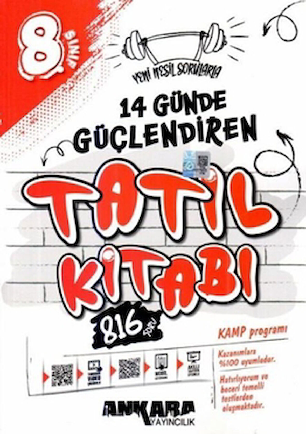 8. Sınıf 14 Günde Güçlendiren Tatil Kitabı