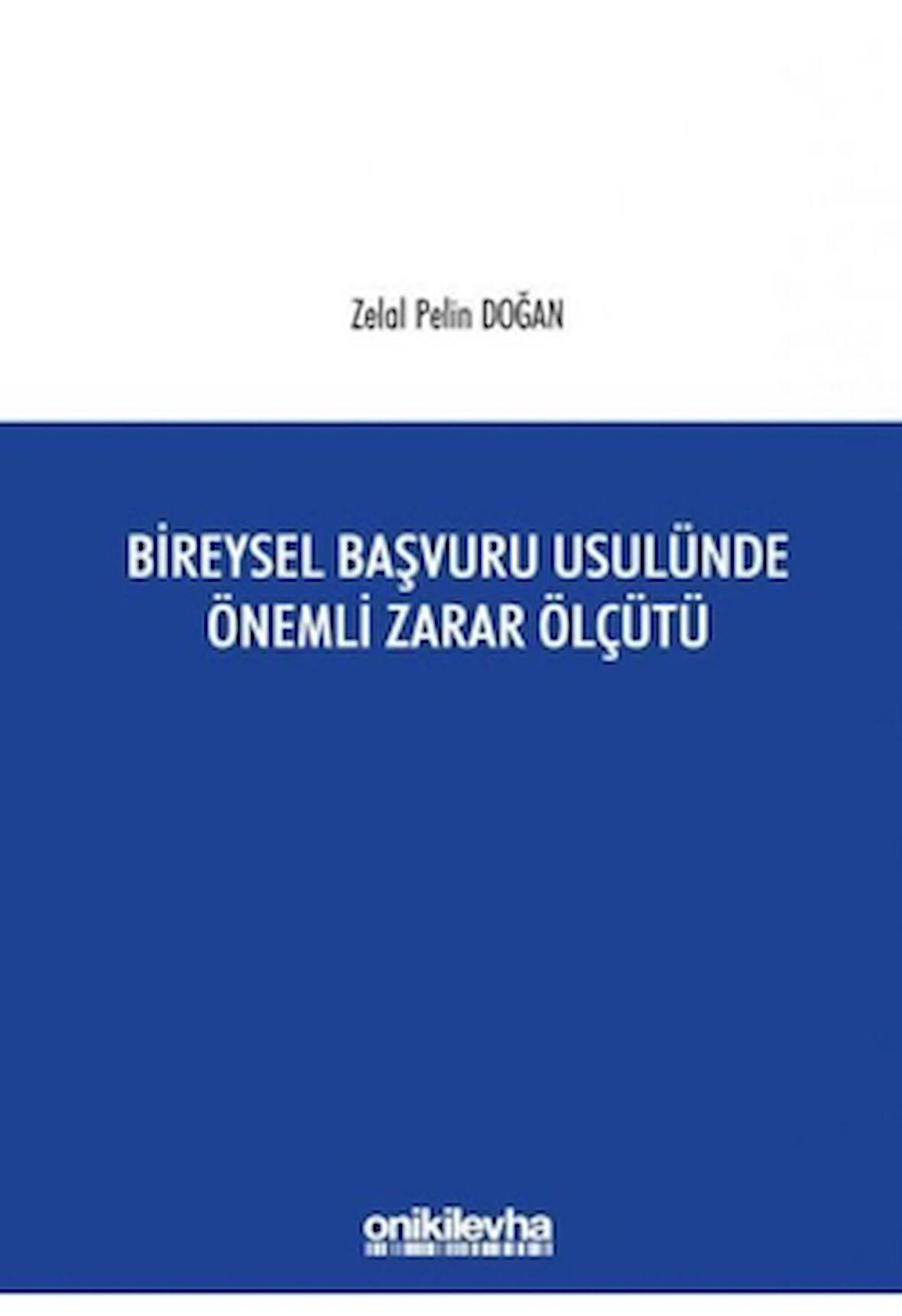 Bireysel Başvuru Usulünde Önemli Zarar Ölçütü