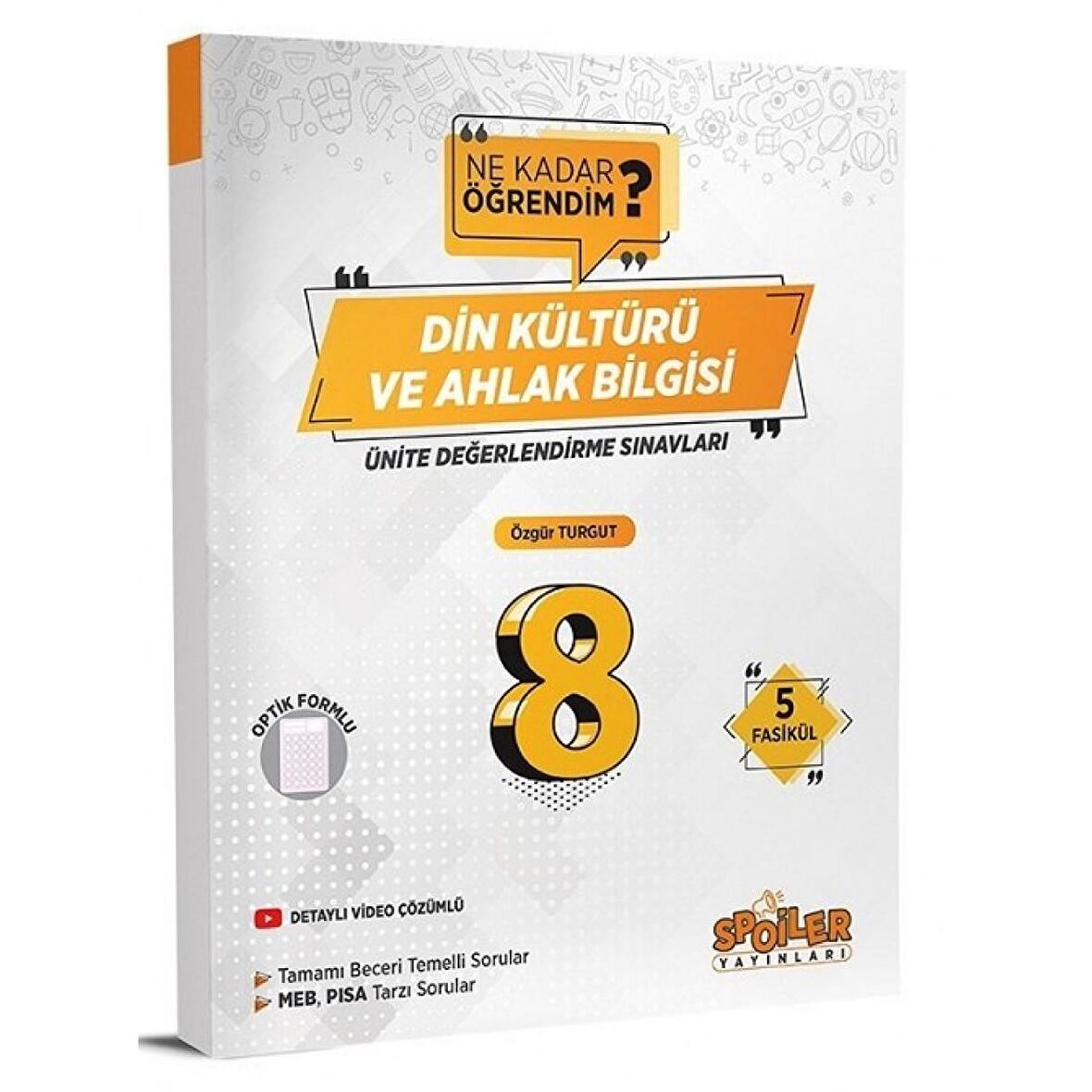 8. Sınıf Ne Kadar Öğrendim Din Kültürü Ünite Değerlendirme Sınavları