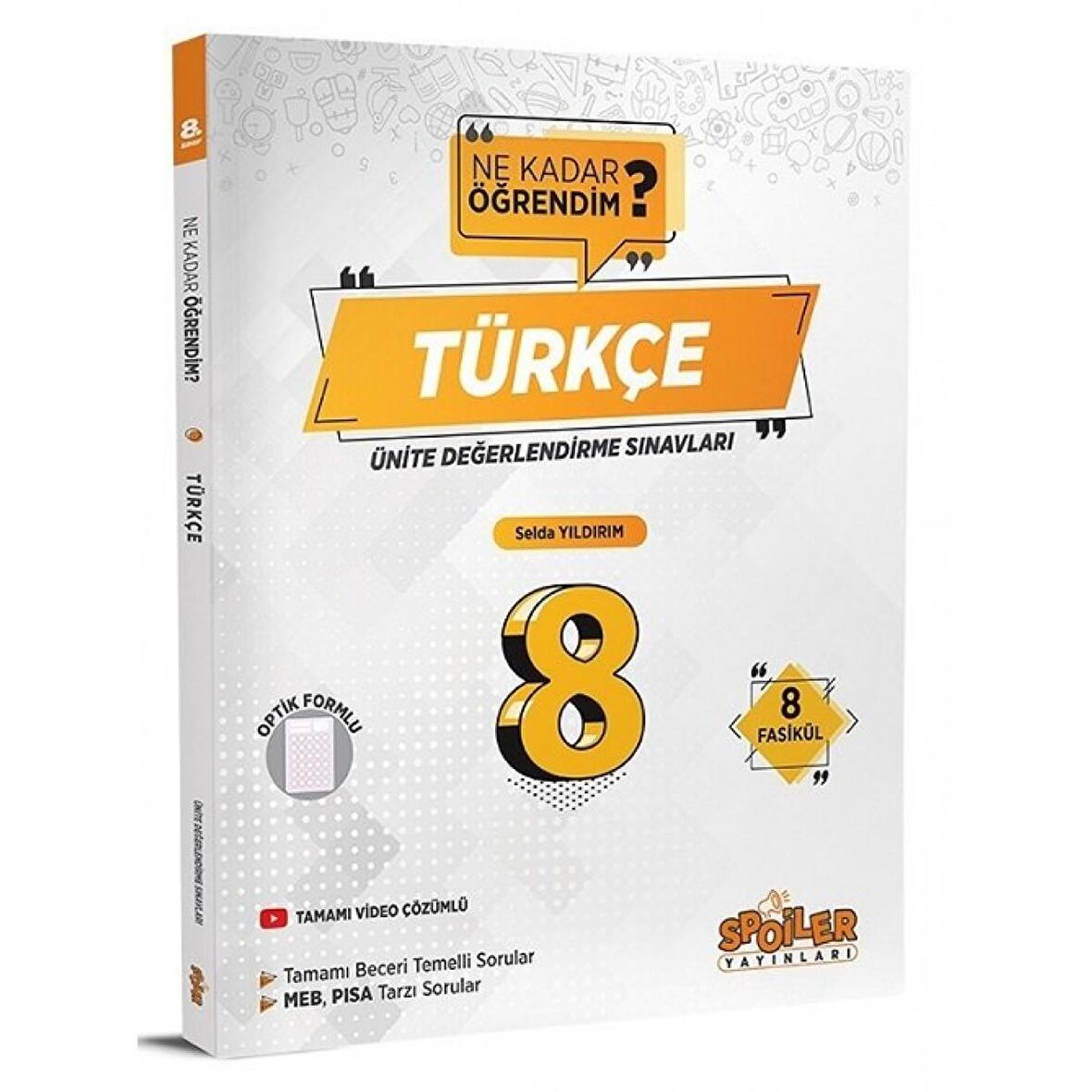 8. Sınıf Ne Kadar Öğrendim Türkçe Ünite Değerlendirme Sınavları