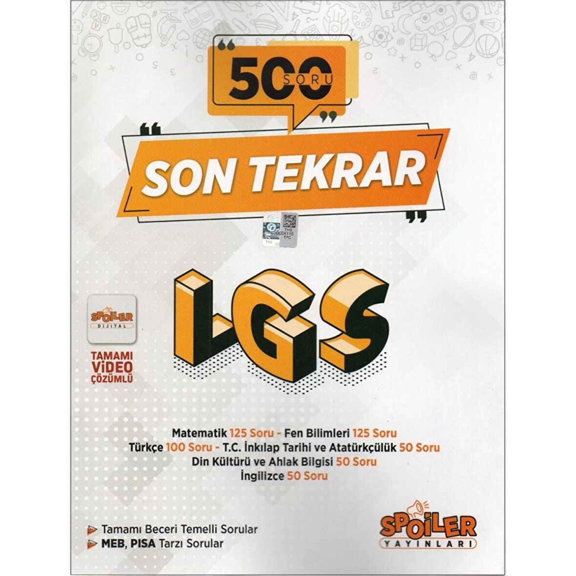 8. Sınıf LGS Son Tekrar 500 Soru