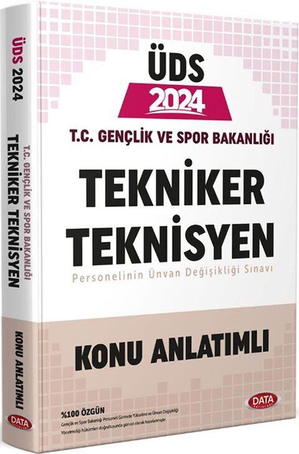 2024 ÜDS T.C Gençlik Ve Spor Bakanlığı Tekniker Teknisyen Konu Anlatımlı Data Yayınları