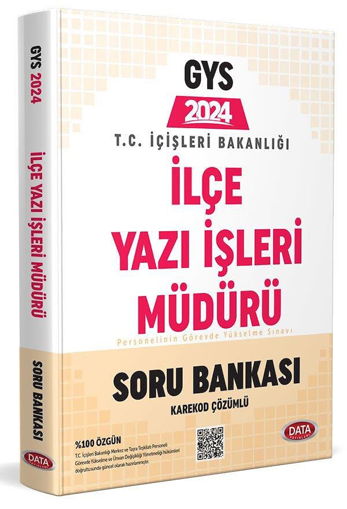 T.C. İçişleri Bakanlığı İlçe Yazı İşleri Müdürü GYS Soru Bankası Data Yayınları
