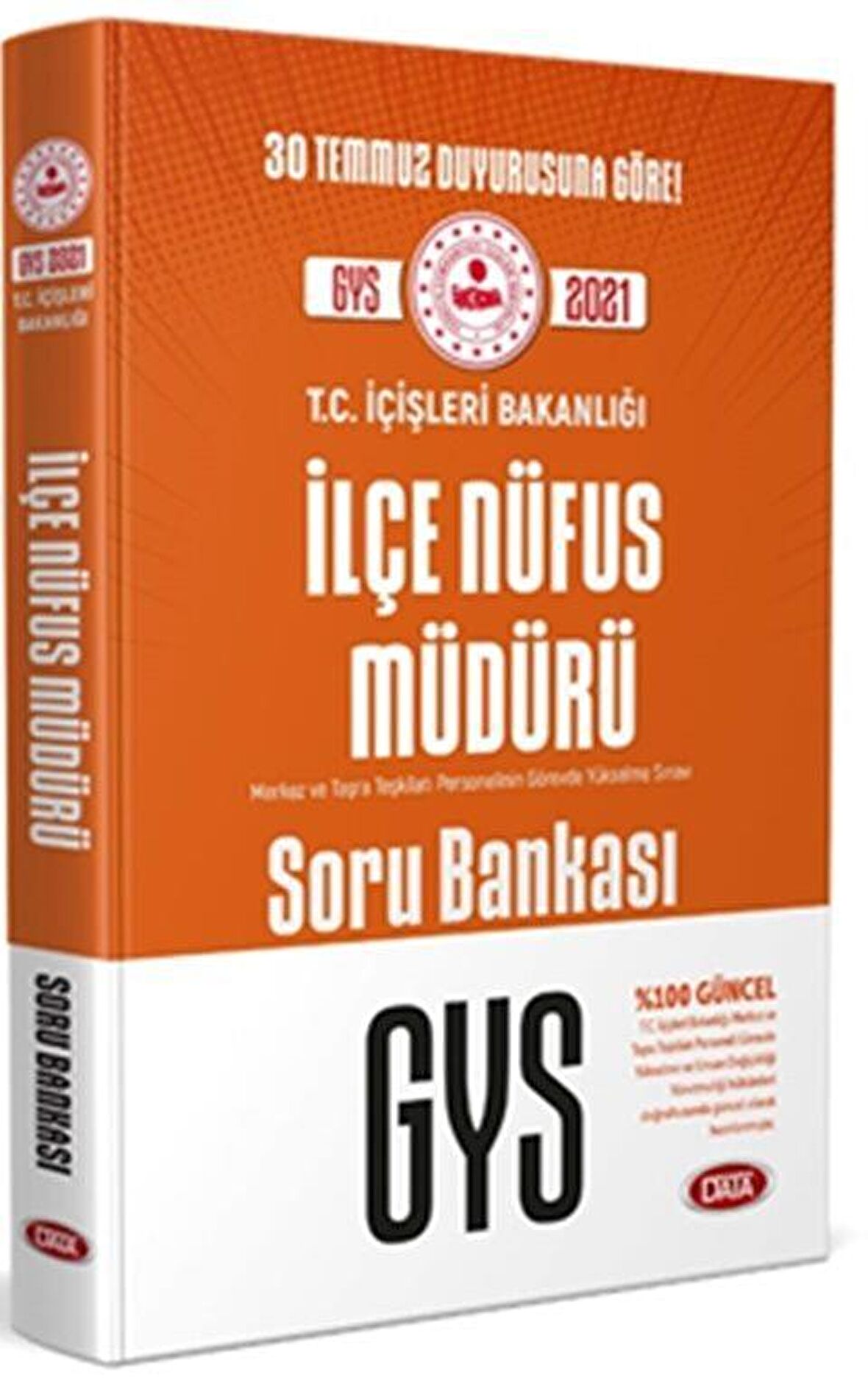 T.C. İçişleri Bakanlığı İlçe Nüfus Müdürü GYS Soru Bankası Data Yayınları