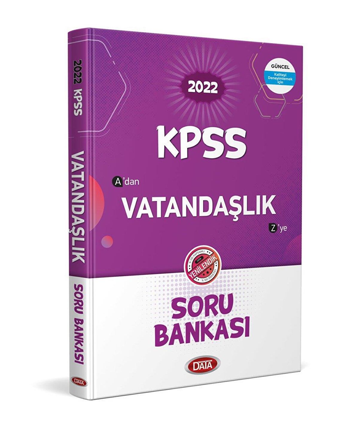 Data 2022 KPSS Vatandaşlık Çözümlü Soru Bankası