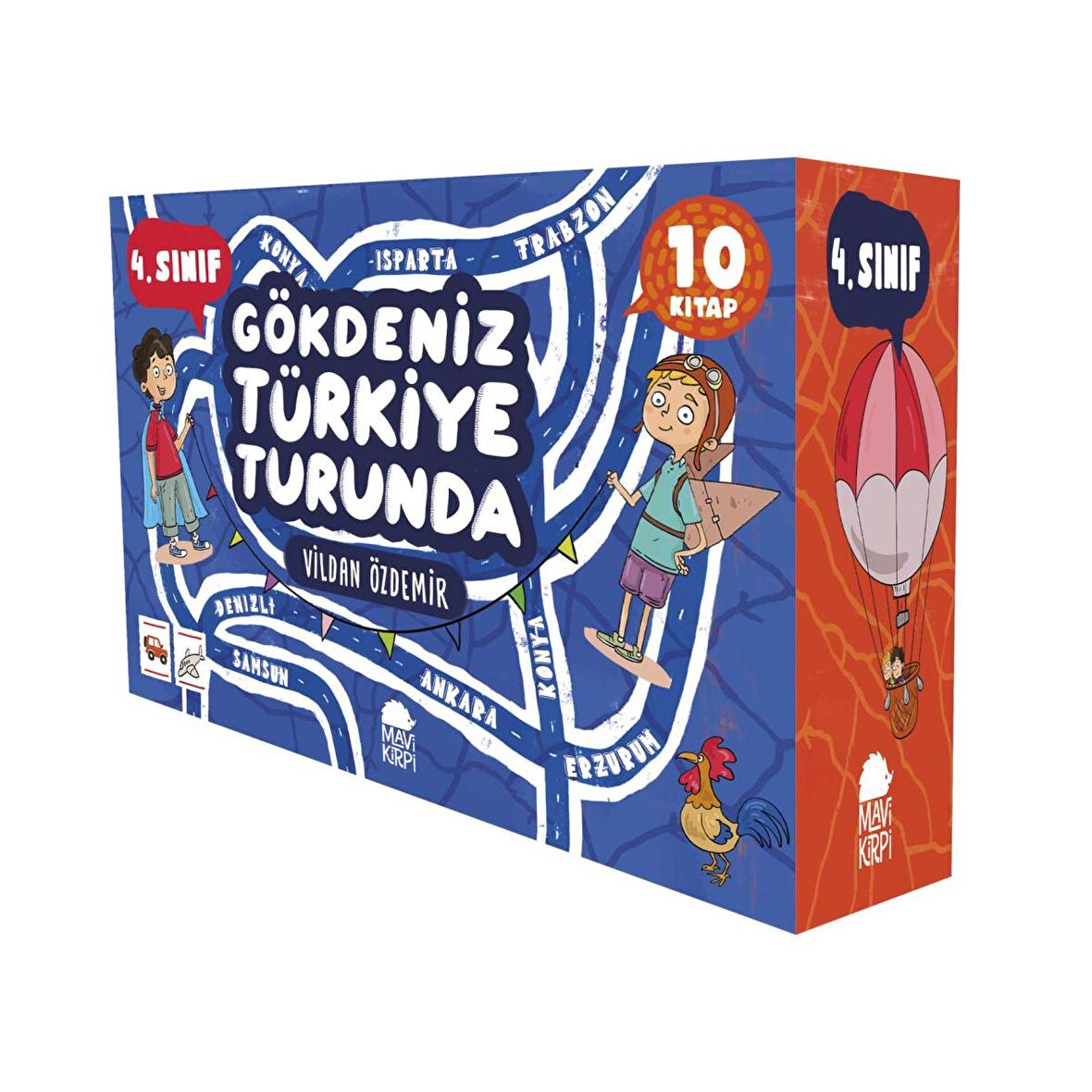 Gökdeniz Türkiye Turunda 4. Sınıf Seti (10 Kitap)