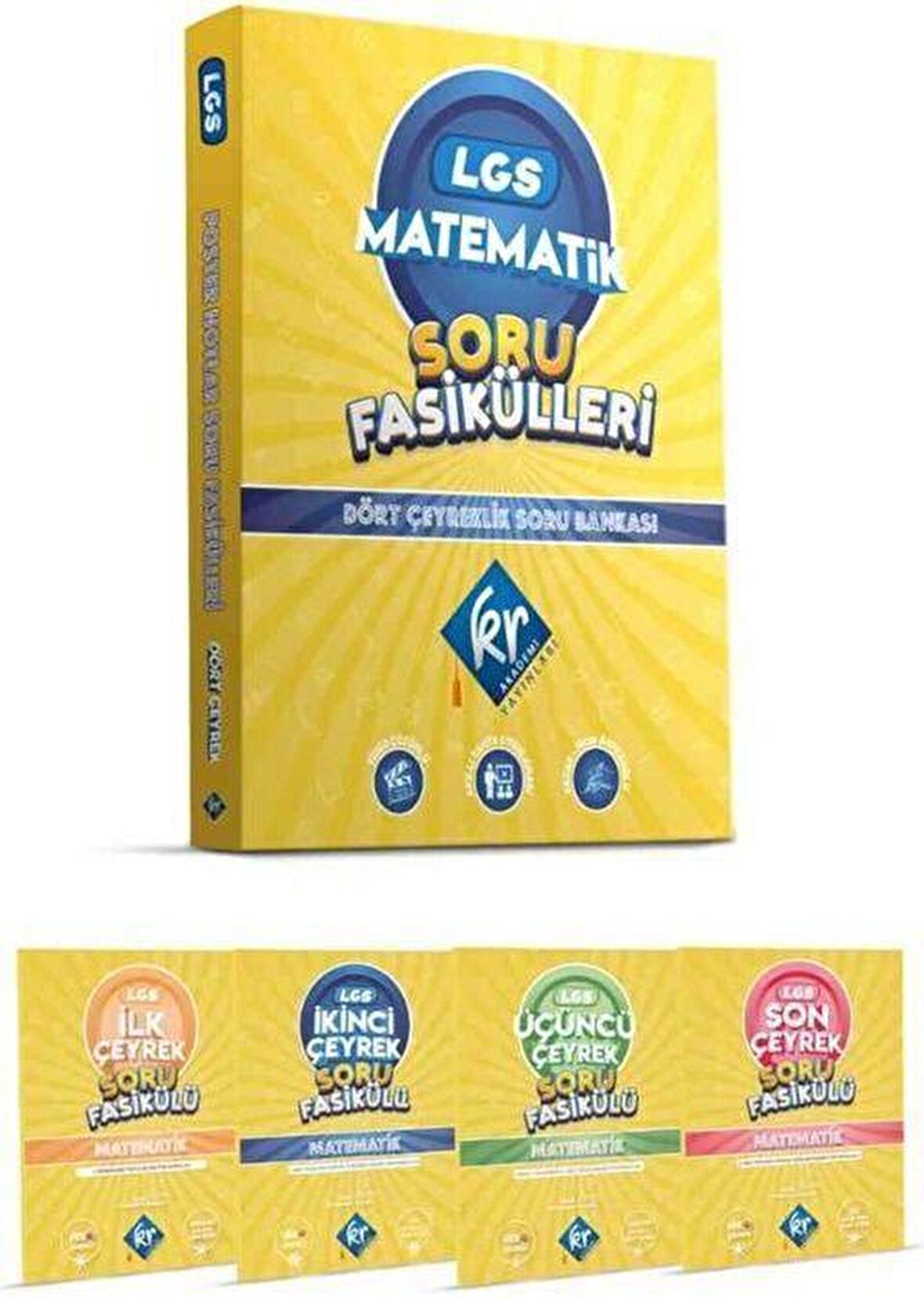 8. Sınıf LGS Matematik Soru Fasikülleri Dört Çeyreklik Soru Bankası