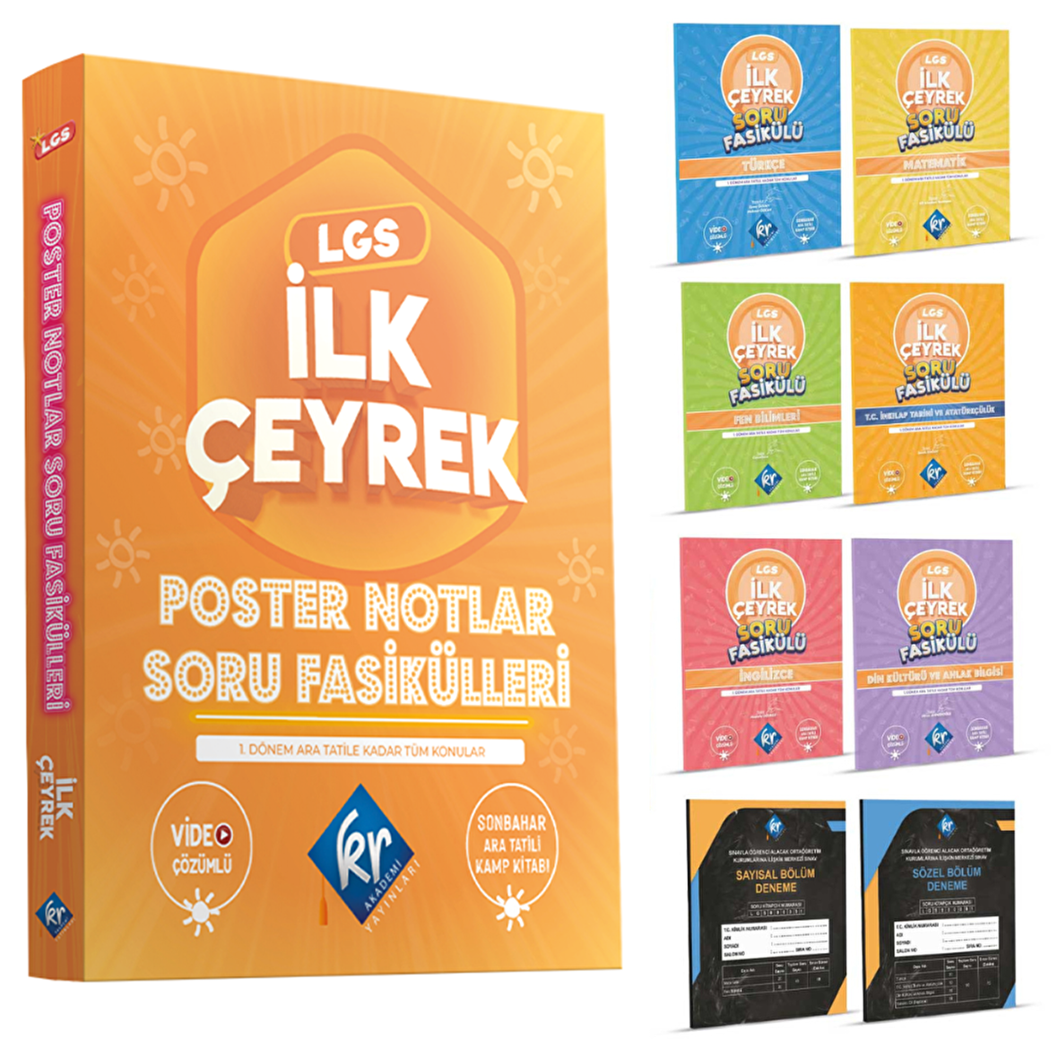 LGS İlk Çeyrek Poster Notlar Soru Fasikülleri