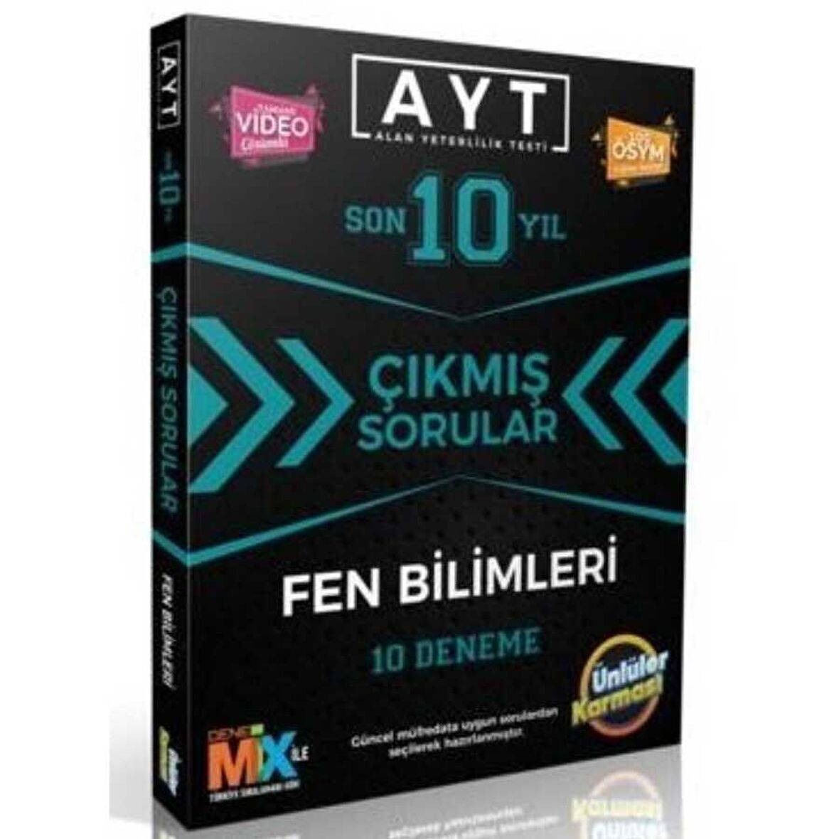 AYT Fen Bilimleri Son 10 Yıl Çıkmış Sorular 10 Deneme