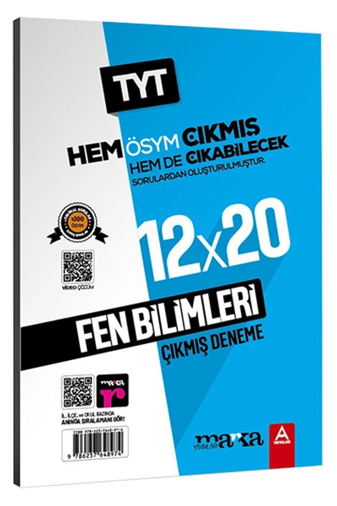 TYT Fen Bilimleri ÖSYM Çıkmış ve Çıkabilecek Sorulardan Oluşturulmuş 12 Deneme Sınavı Tamamı Video Çözümlü