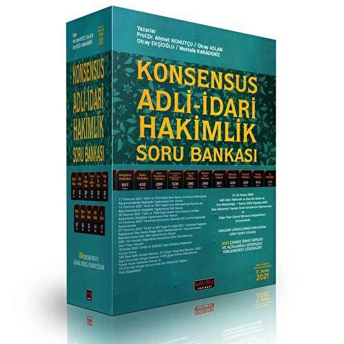 KONSENSUS Adli-İdari Hakimlik Soru Bankası Modüler Set 2021