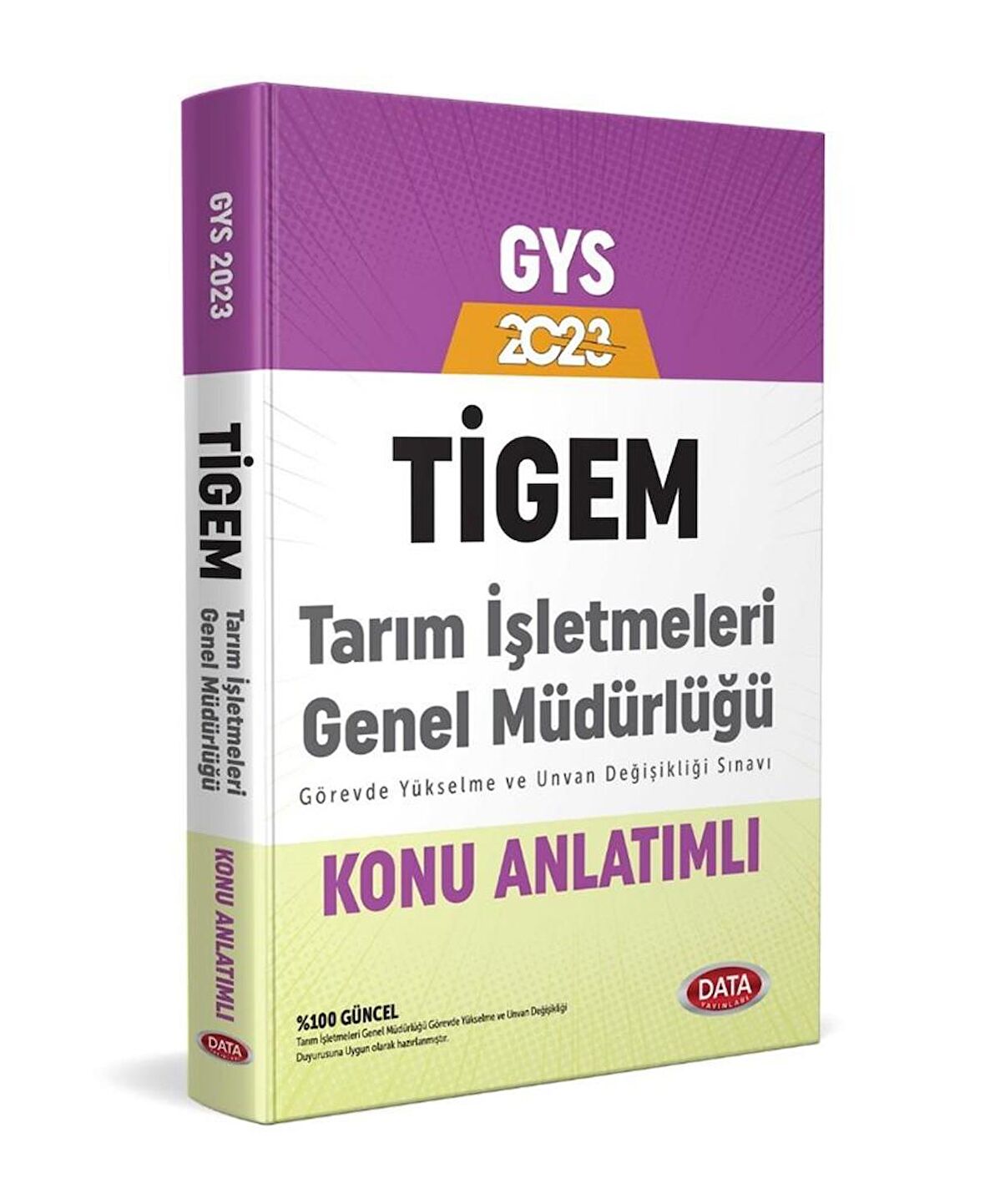 2023 Tarım İşletmeleri Genel Müdürlüğü TİGEM GYS Konu Anlatımı Data Yayınları