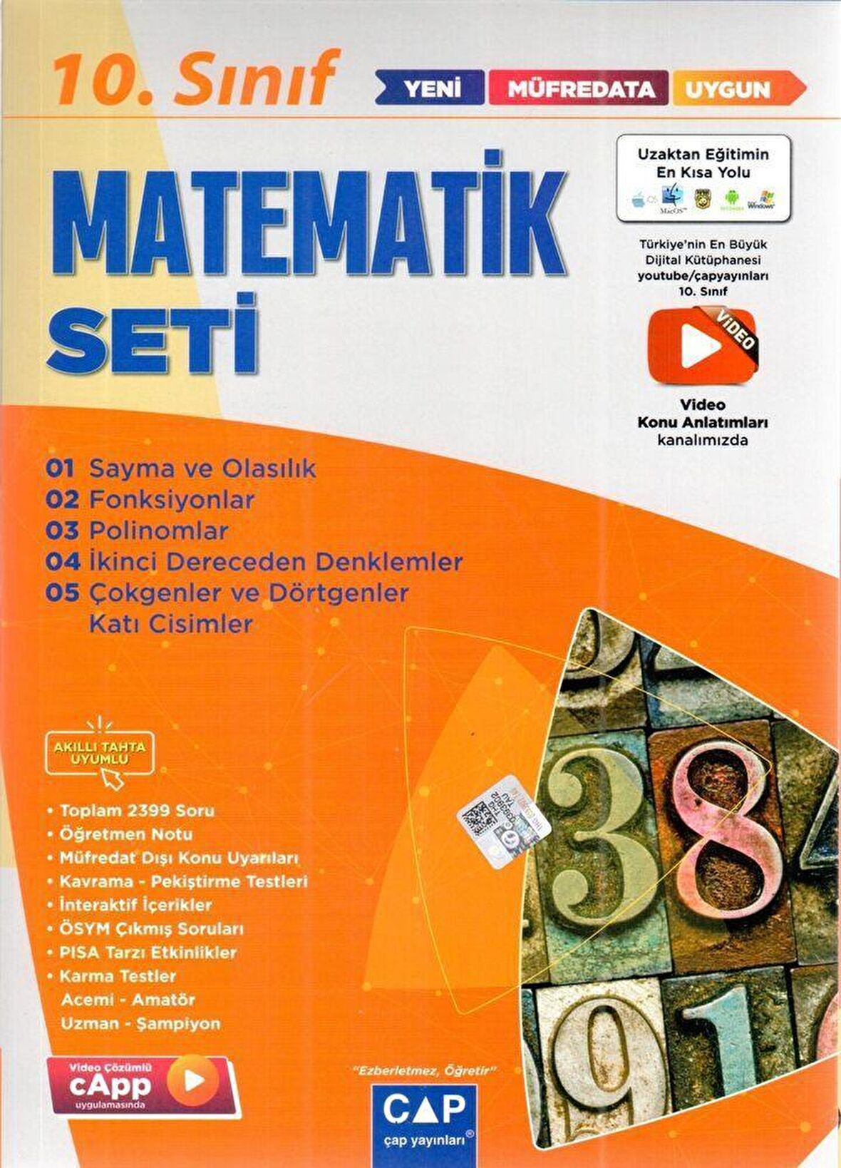 10. Sınıf Anadolu Lisesi Matematik Seti