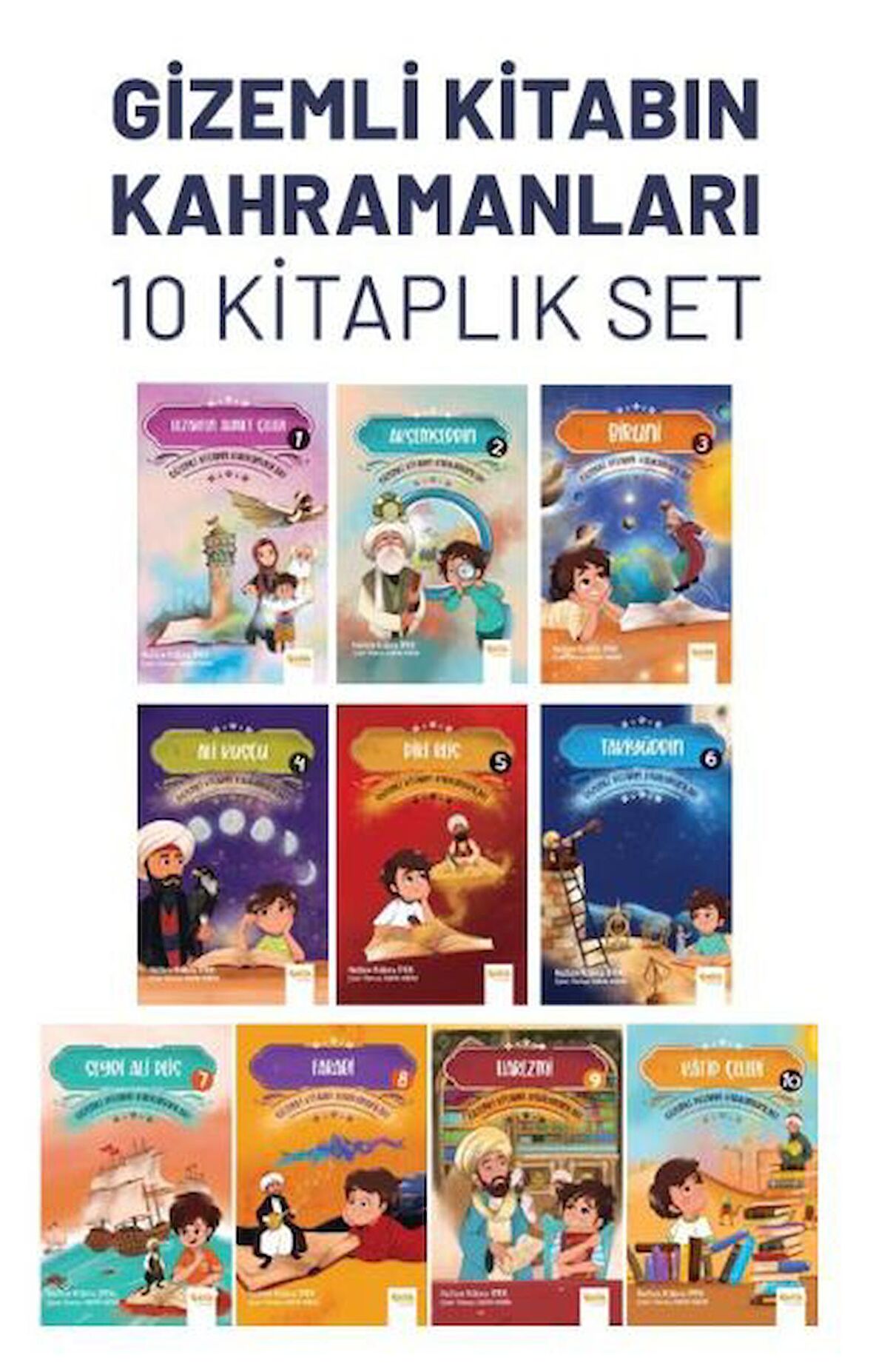 Gizemli Kitabın Kahramanları - 10 Kitaplık Set