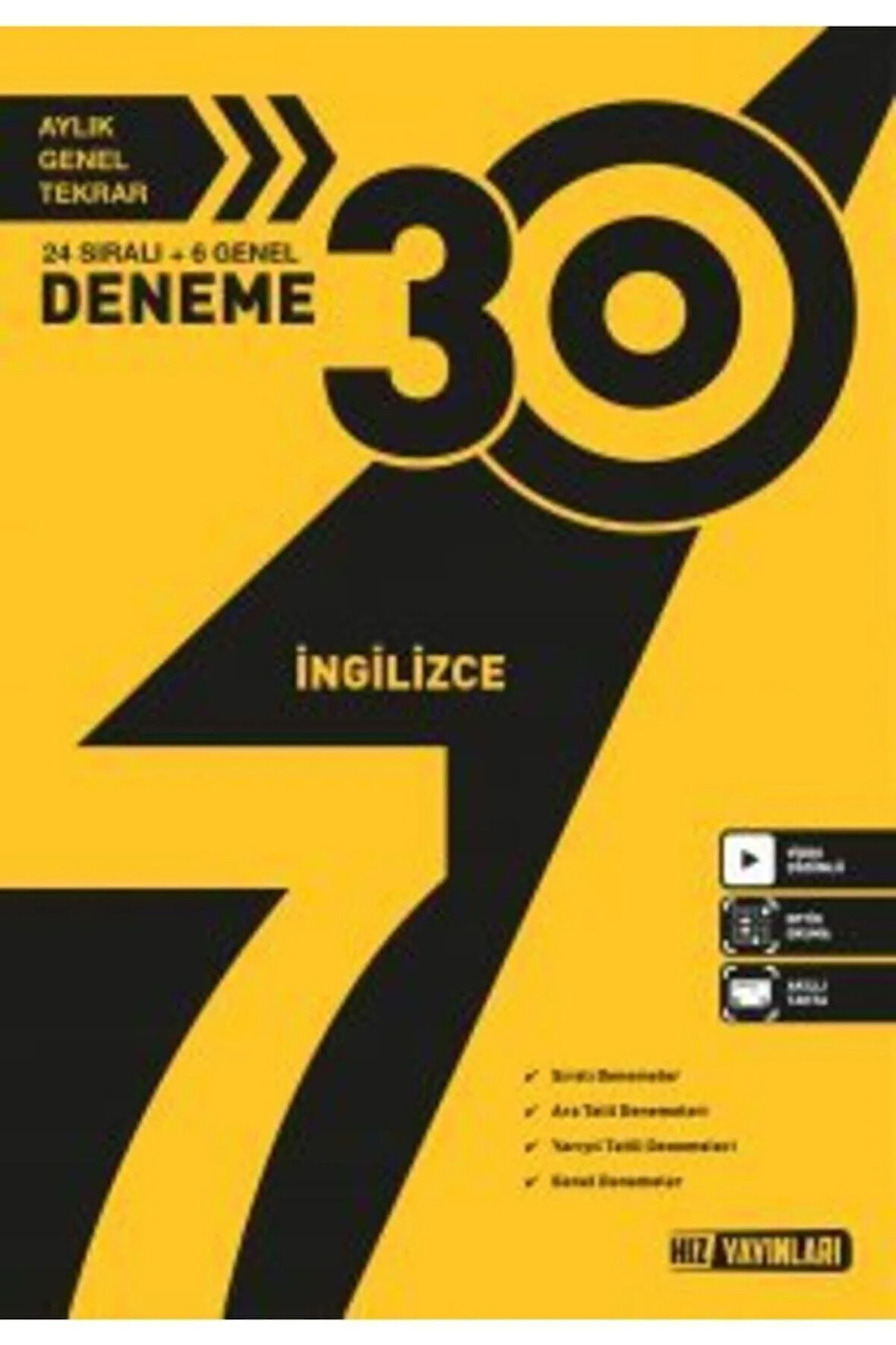 7. Sınıf Ingilizce 30'lu Deneme Seti (24 Sıralı + 6 Genel)