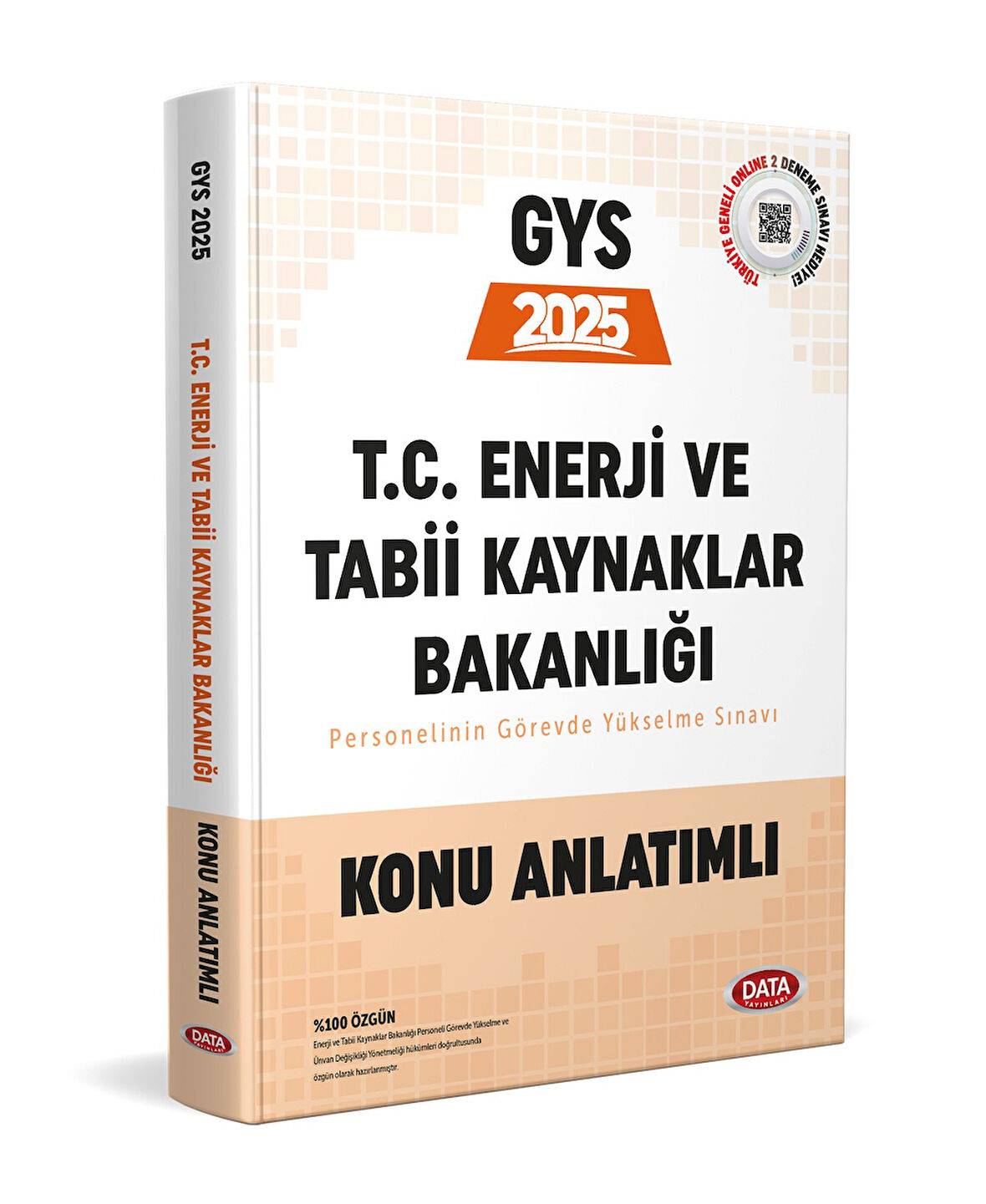 Data 2025 GYS Enerji ve Tabii Kaynaklar Bakanlığı Hazırlık Kitabı Data Yayınları