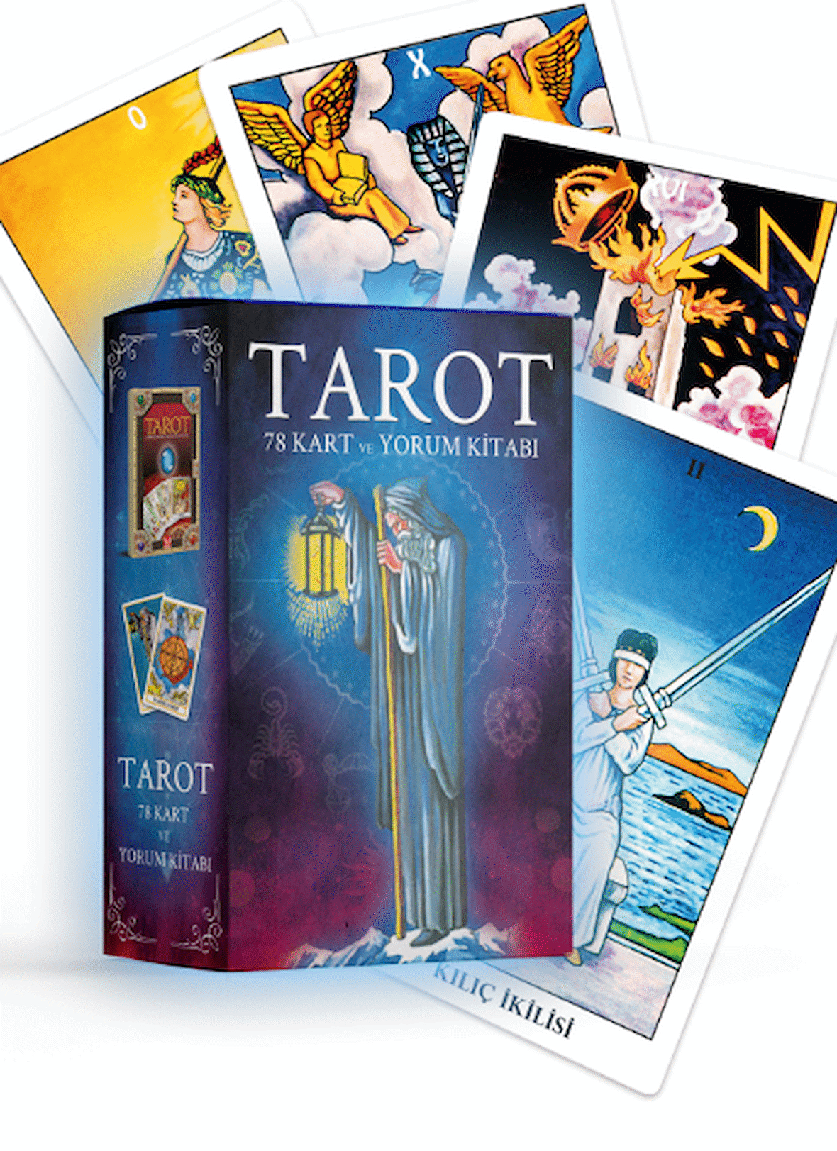 Tarot 78 Kart Ve Yorum Kitabı Karton Kutulu