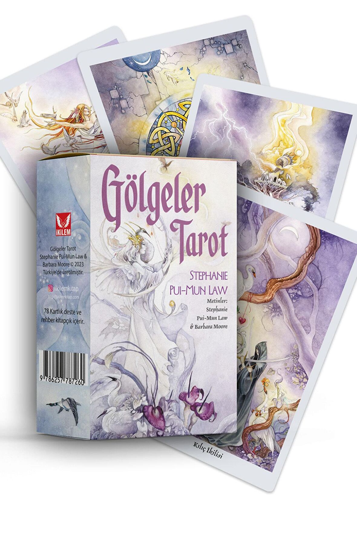 Gölgeler Tarot Destesi - 78 Kart Ve Rehber Kitap Kutulu Set