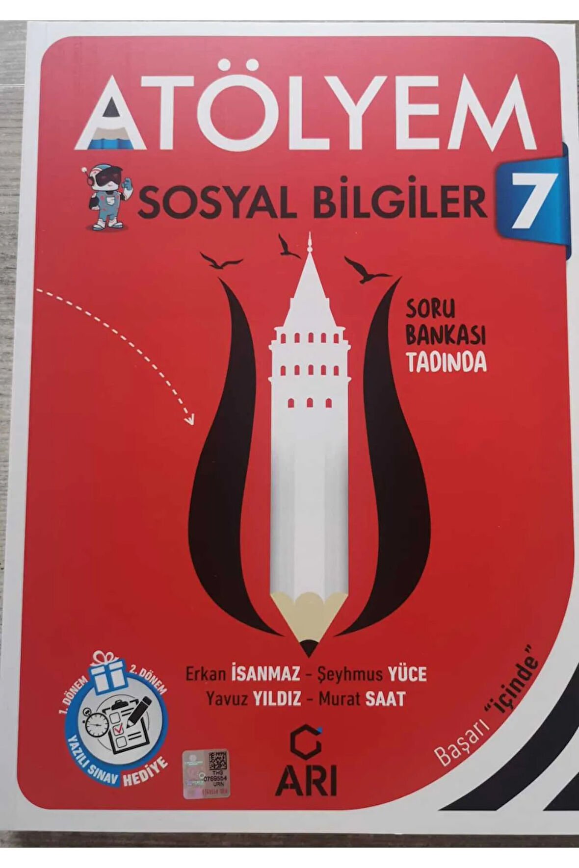 ARI YAYINLARI SOSYALİMO ATÖLYEM 7,SINIF SOSYAL BİLİMLER 2024 BASKI