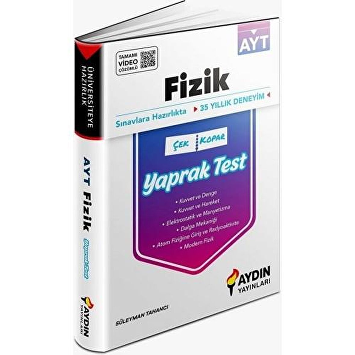 YKS AYT Fizik Çek Kopar Yaprak Test Video Çözümlü