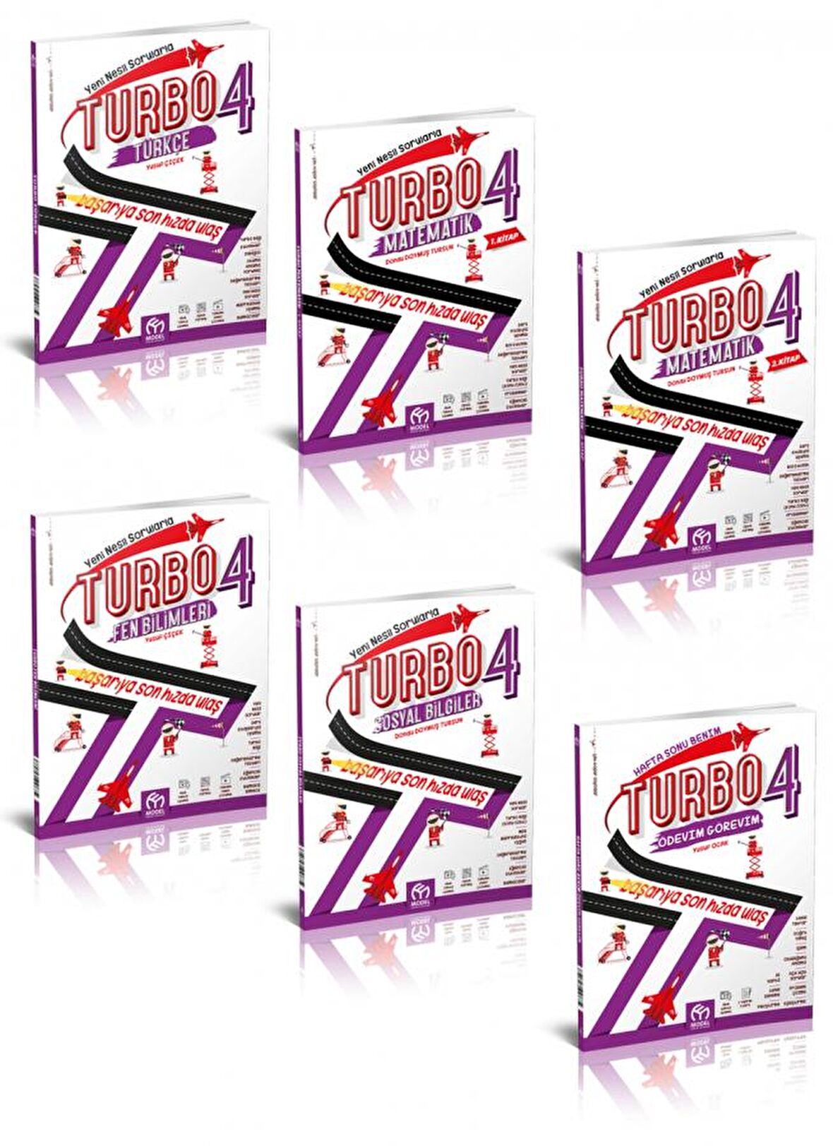 Model 4.Sınıf Turbo Eğitim Seti (6 Kitap)