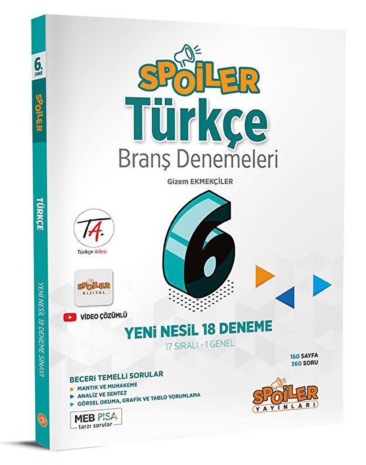 Martı 6. Sınıf Türkçe Spoiler Branş Denemeleri