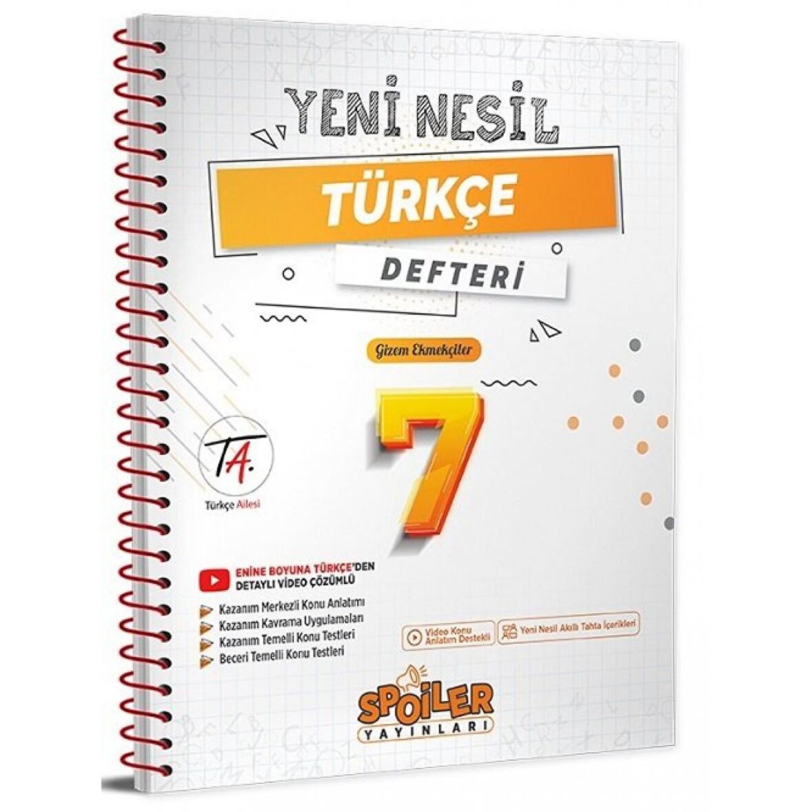 7. Sınıf Türkçe Yeni Nesil Defter