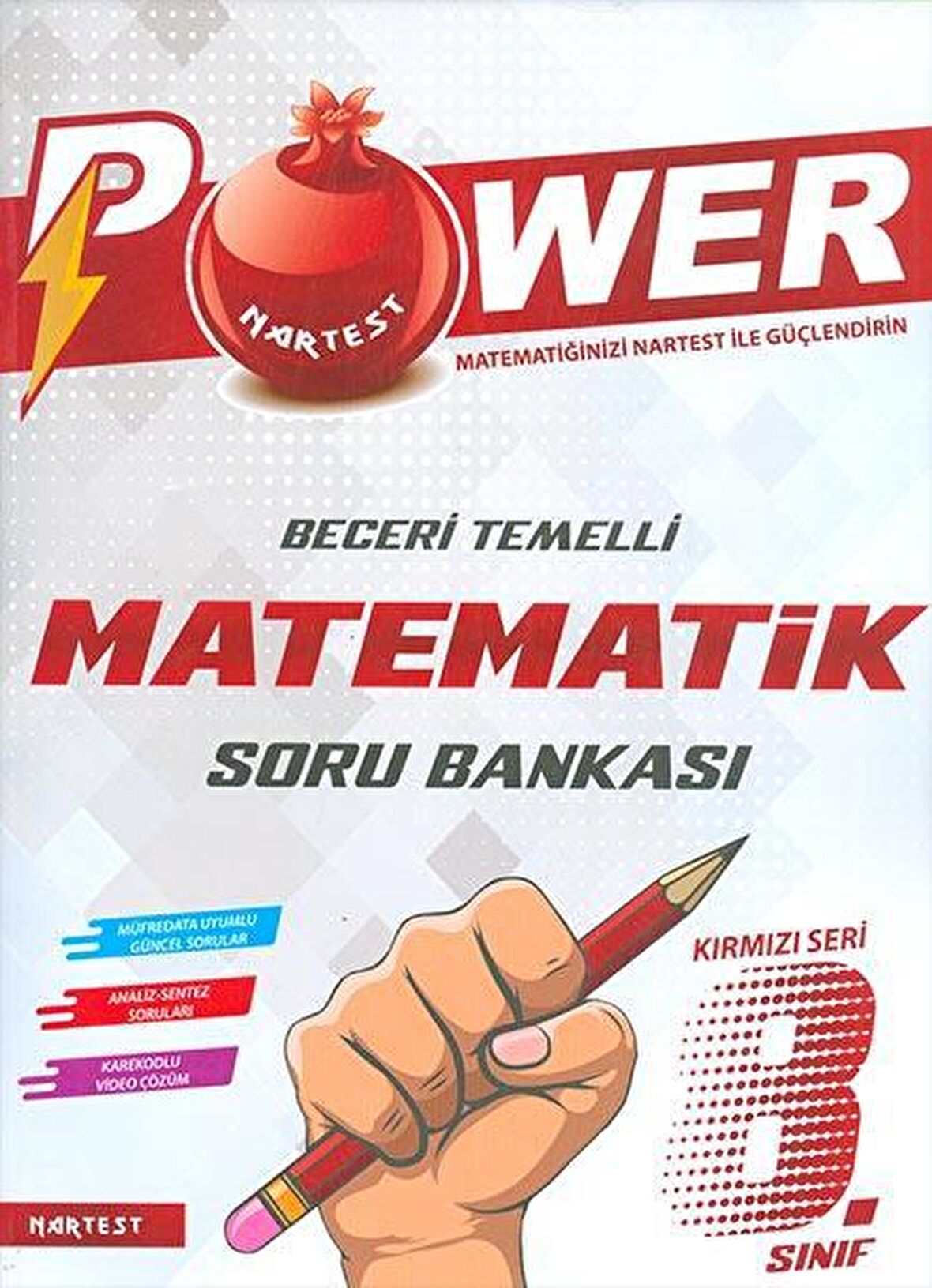 8.Sınıf Kırmızı Power Matematik Soru Bankası Nartest Yayınları