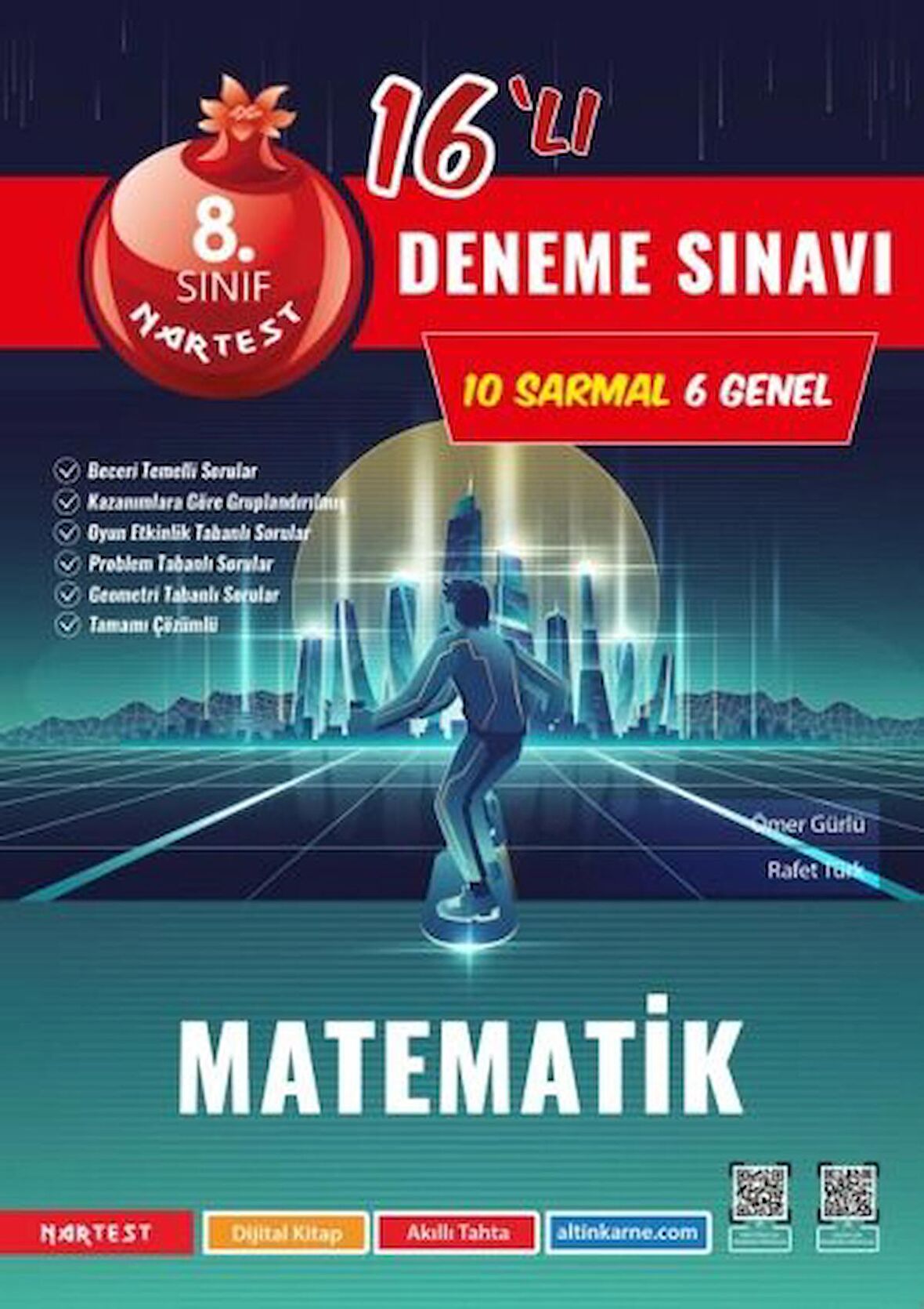 8. Sınıf LGS Yeni Koyu Kapak Matematik 16'lı Deneme