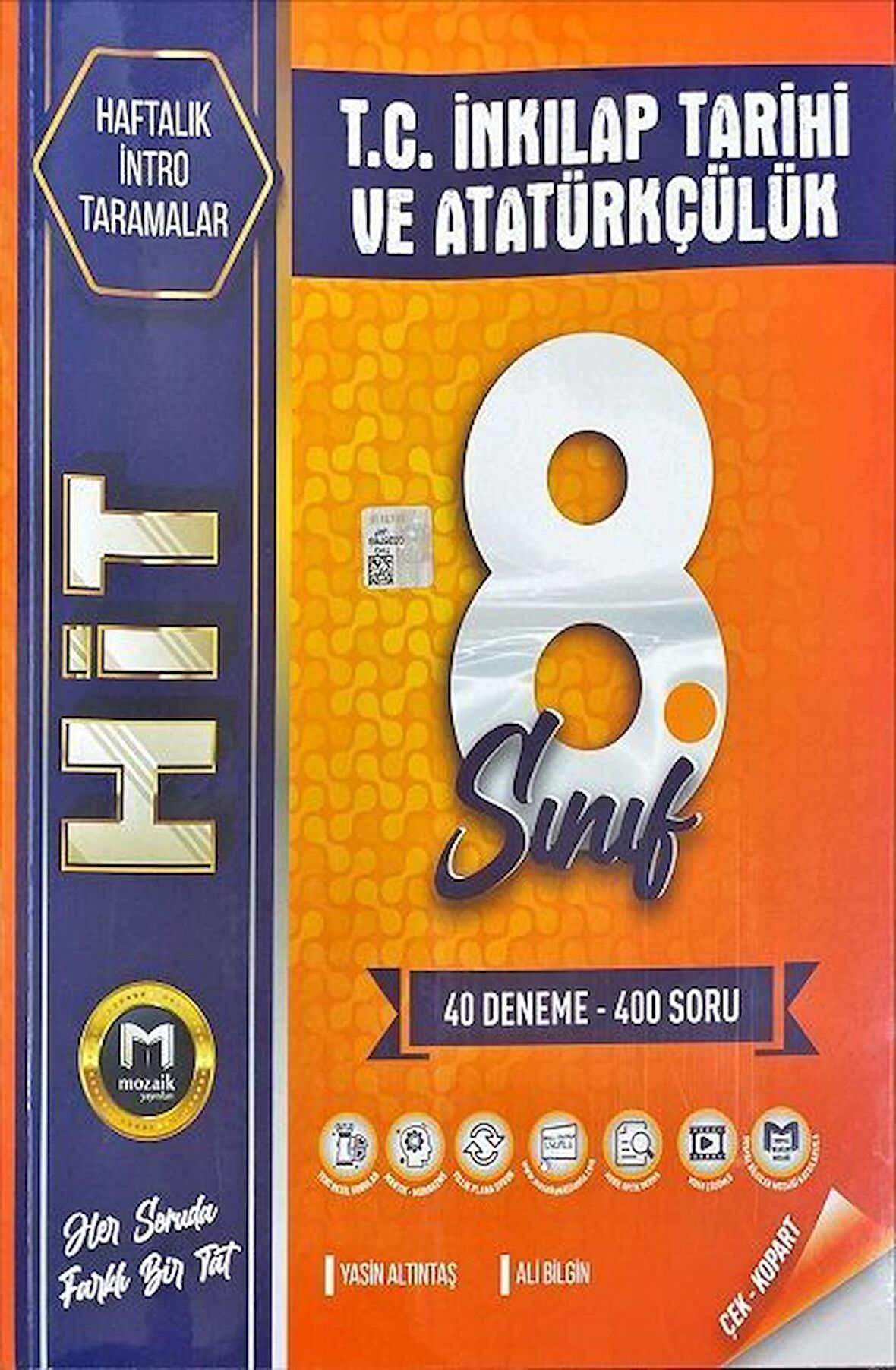 8. Sınıf T.C. İnkılap Tarihi ve Atatürkçülük İntro Hit 40 Deneme