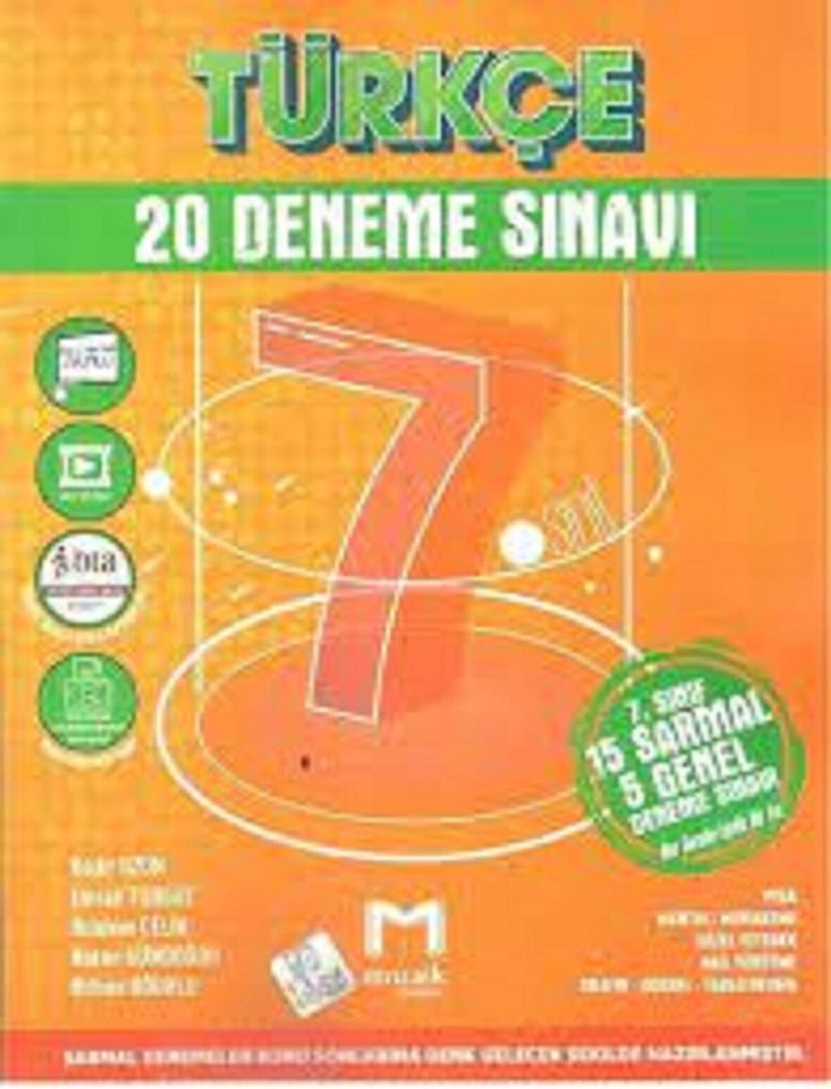 7. Sınıf Türkçe 20 Deneme Sınavı