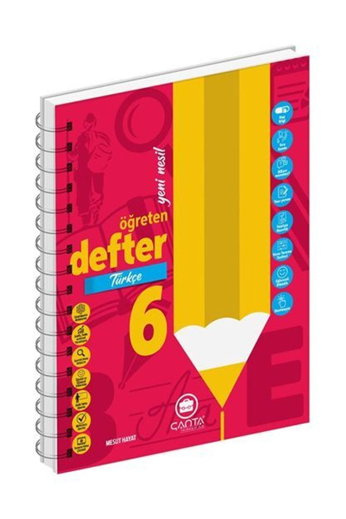 6. Sınıf Türkçe Okula Yardımcı Öğreten Defter